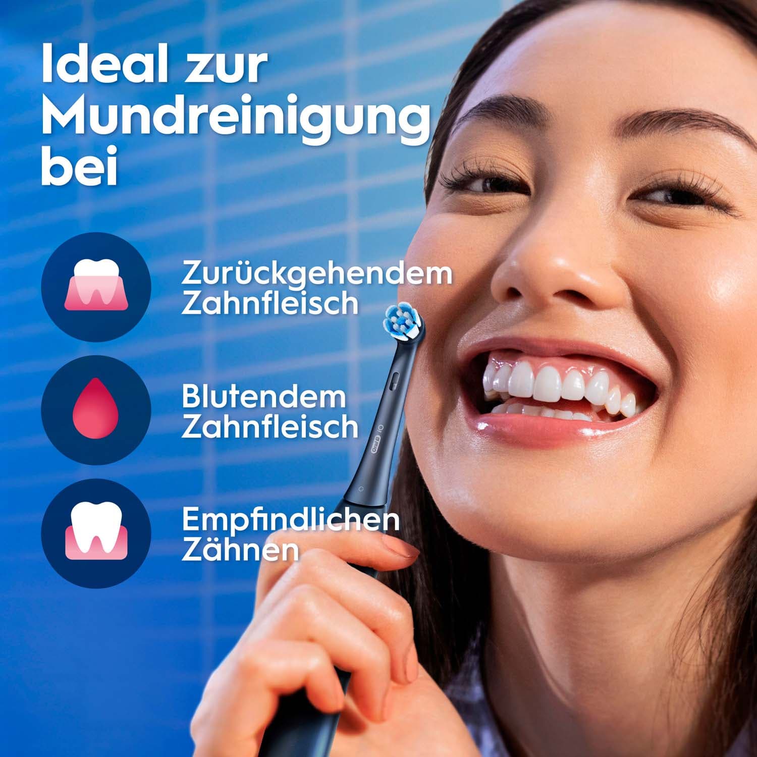 Oral-B Elektrische Zahnbürste iO Series 3 Matt Black Geschenk Edition