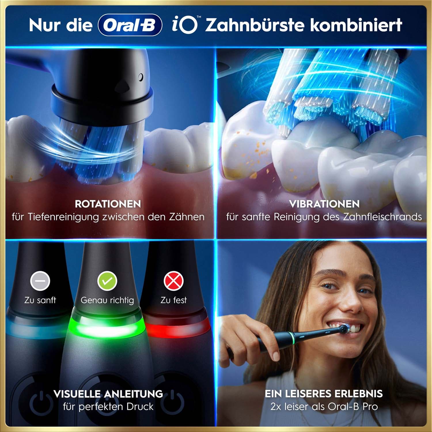 Oral-B Elektrische Zahnbürste iO Series 9 Black Onyx Geschenk Edition