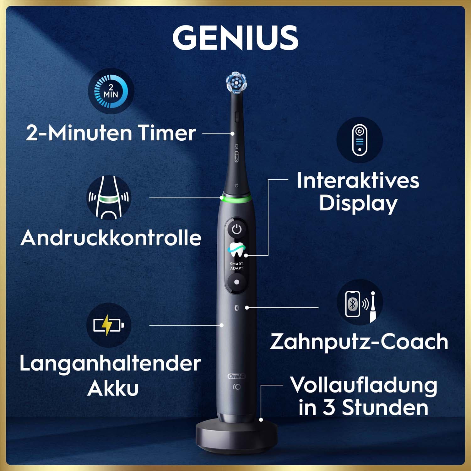 Oral-B Elektrische Zahnbürste iO Series 9 Black Onyx Geschenk Edition