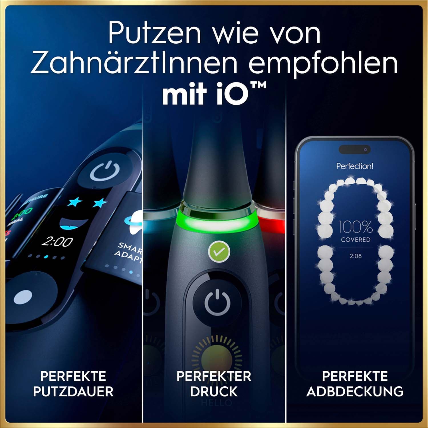 Oral-B Elektrische Zahnbürste iO Series 9 Black Onyx Geschenk Edition