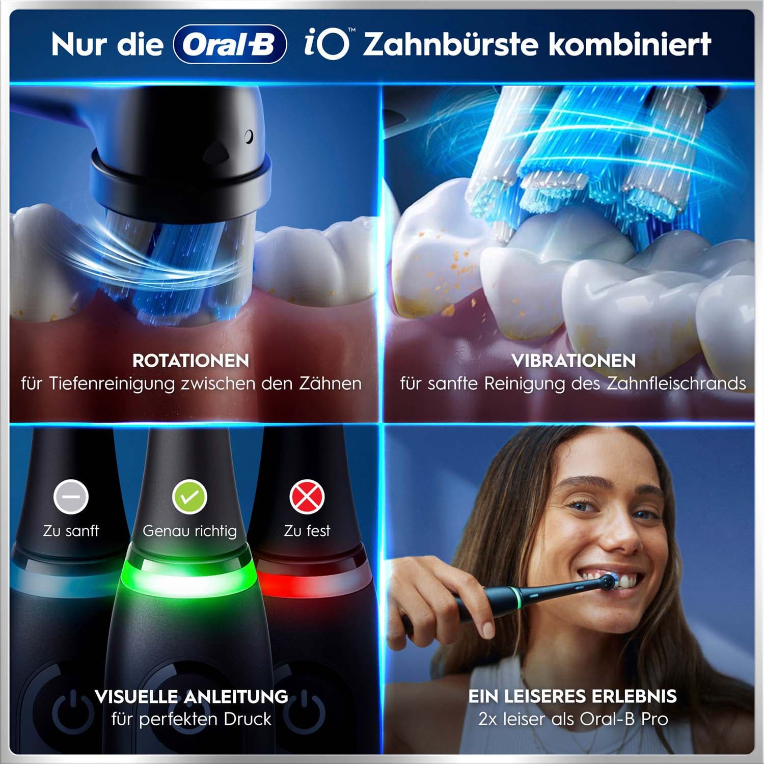 Oral-B Elektrische Zahnbürste iO Series 6 Black Lava Geschenk Edition