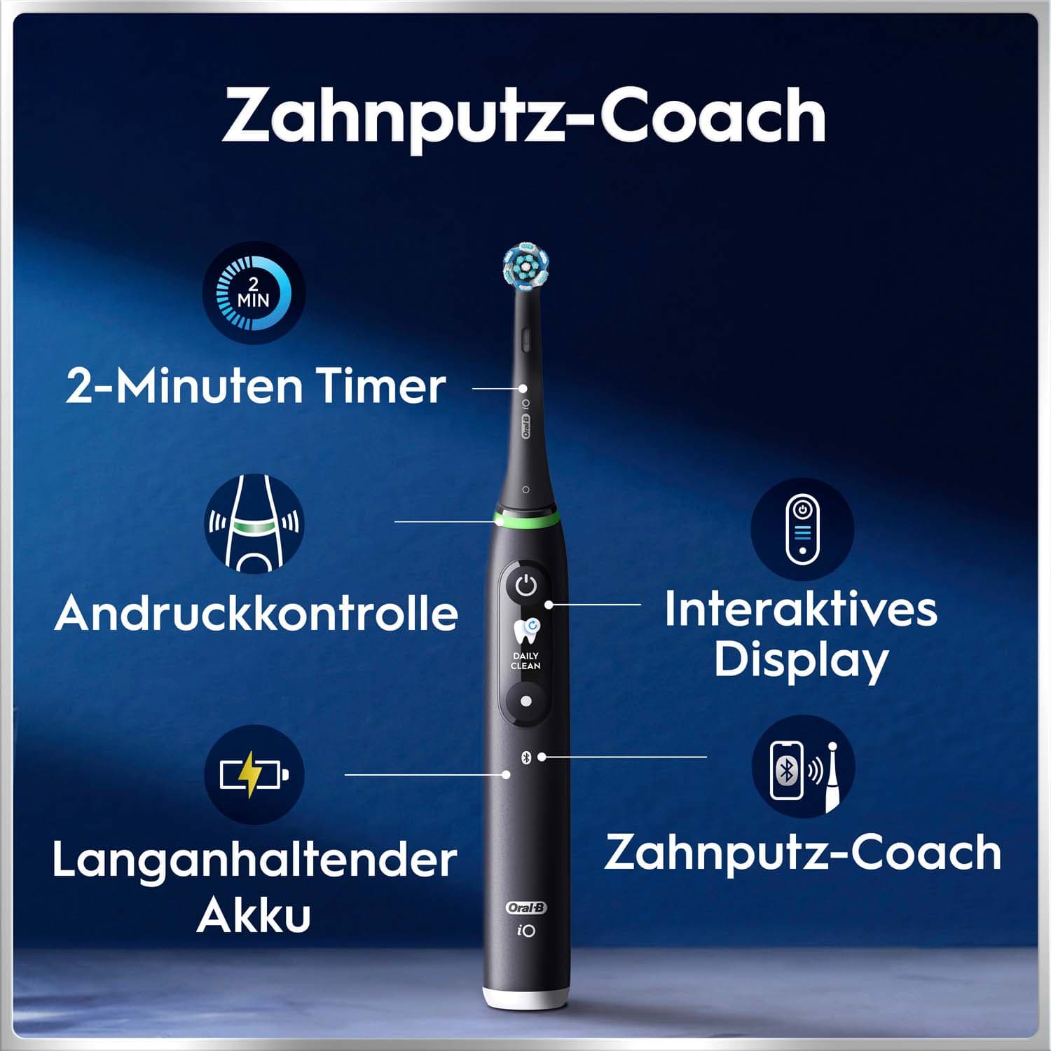 Oral-B Elektrische Zahnbürste iO Series 6 Black Lava Geschenk Edition