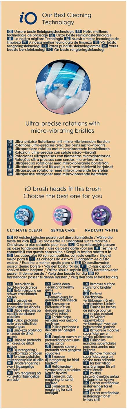 Oral-B Elektrische Zahnbürste iO Series 6 Black Lava Geschenk Edition