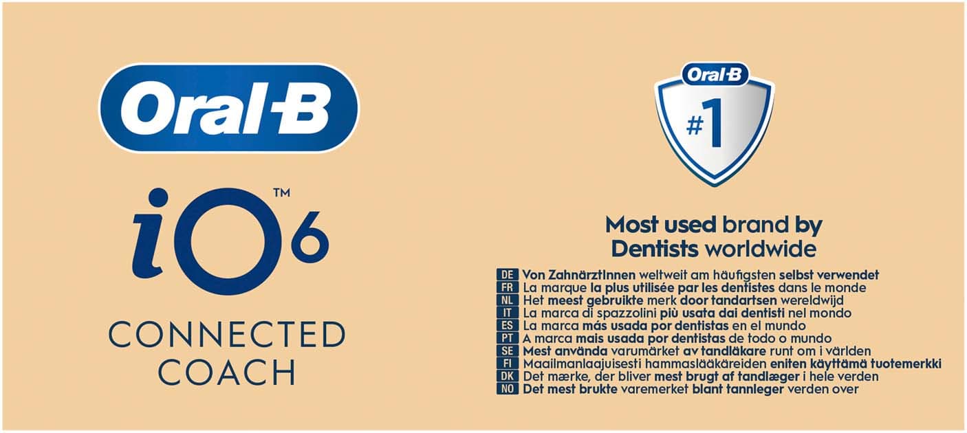 Oral-B Elektrische Zahnbürste iO Series 6 Black Lava Geschenk Edition