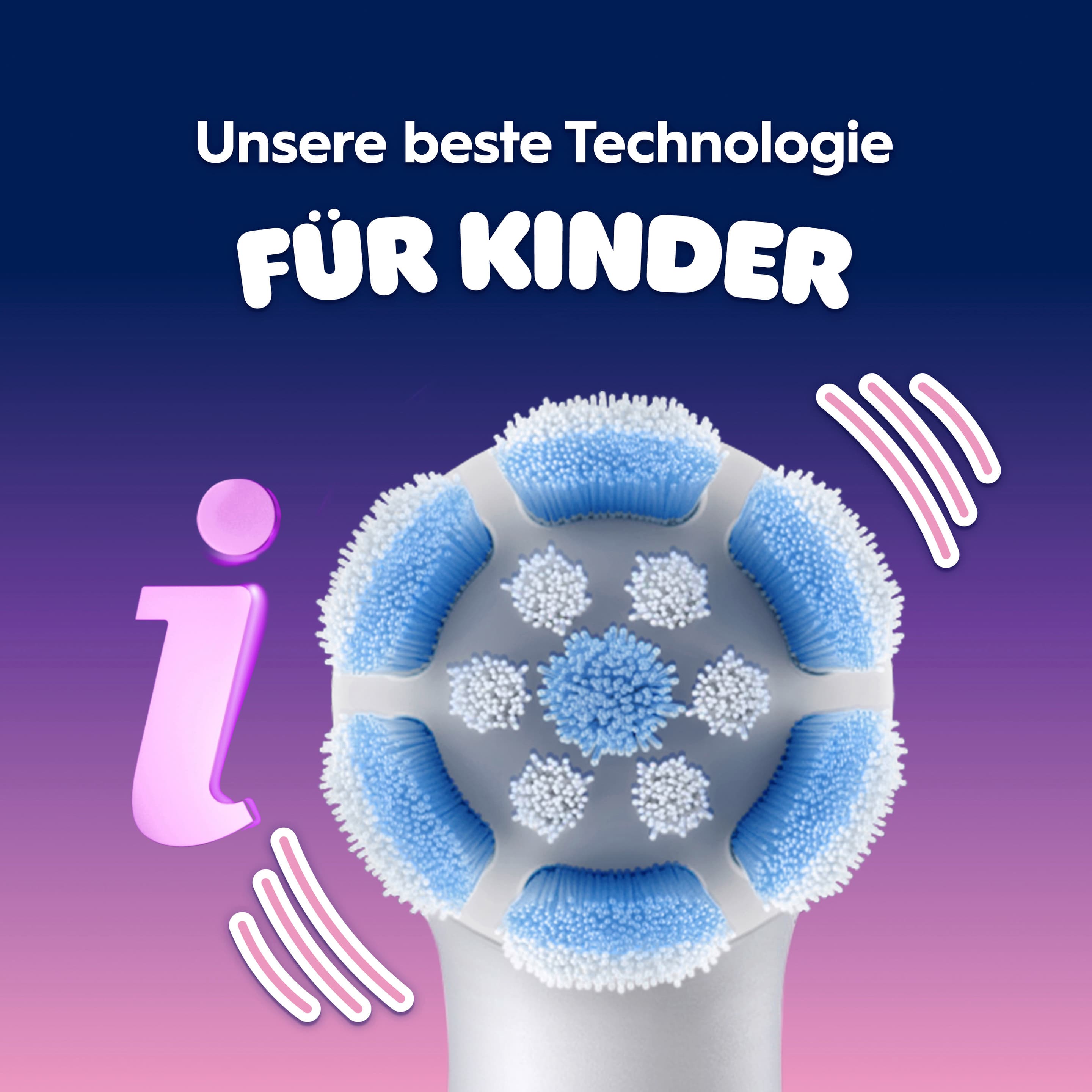 Oral-B Elektrische Zahnbürste iO Kids 6+ mit Reiseetui Angel