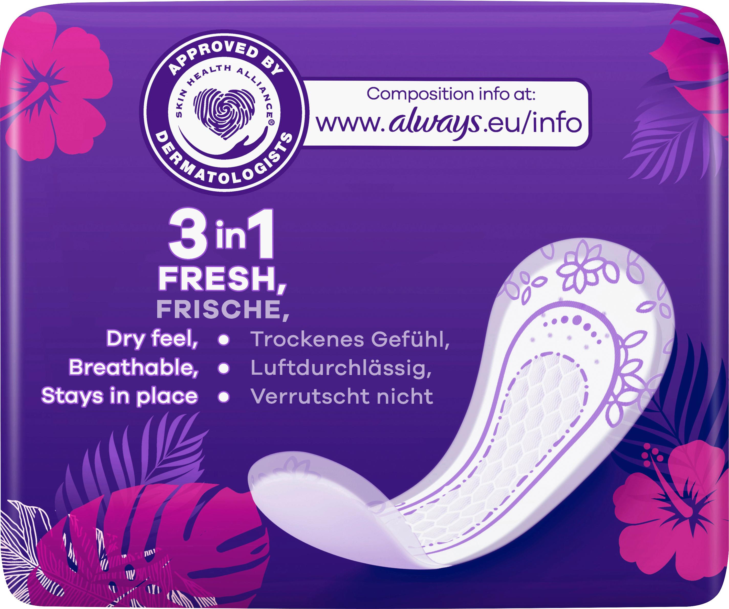 Produktbild Always Slipeinlagen Normal to go – mit Geruchsneutralisierung 3 von 13