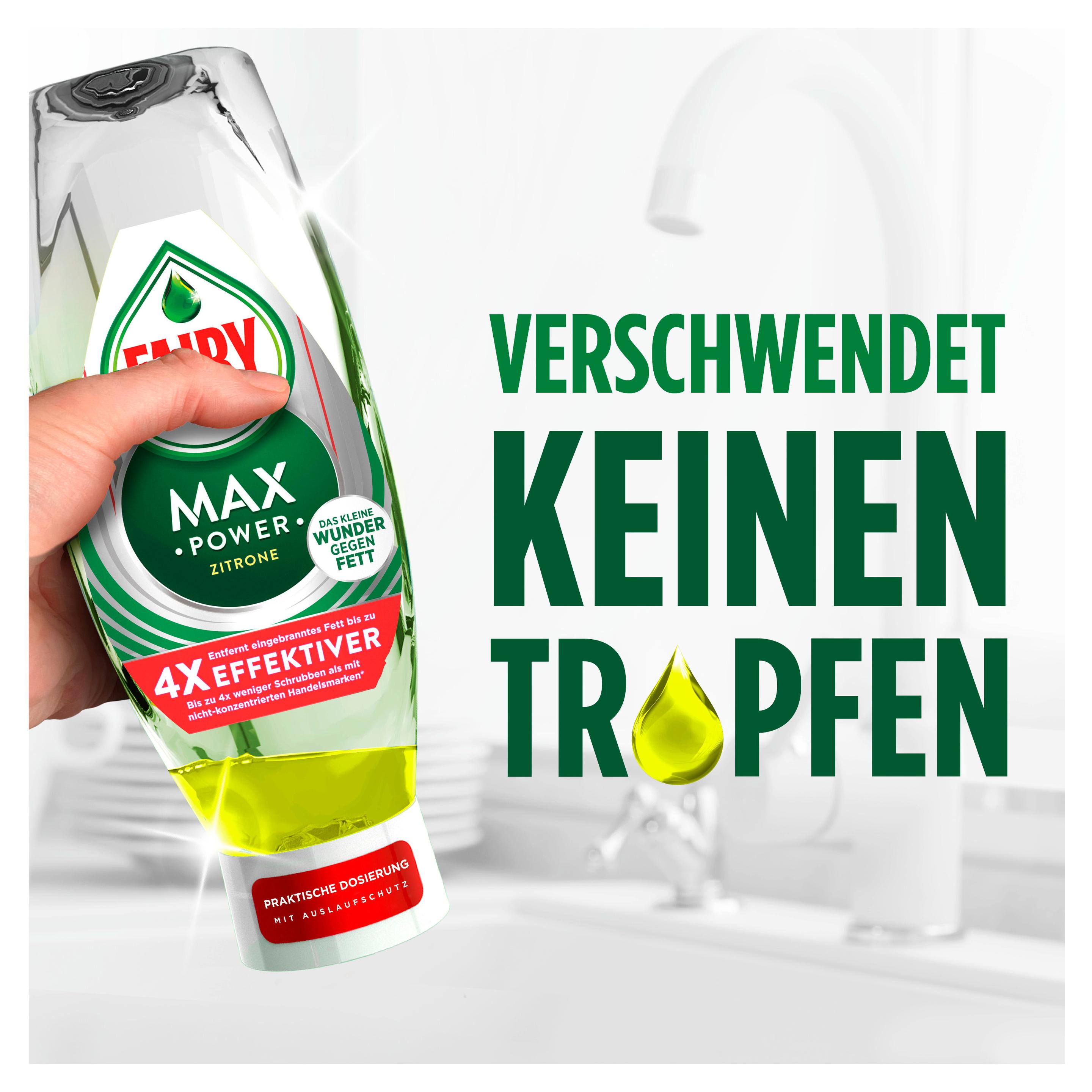 Produktbild Fairy Handspülmittel Max Power Zitrone 4 von 8