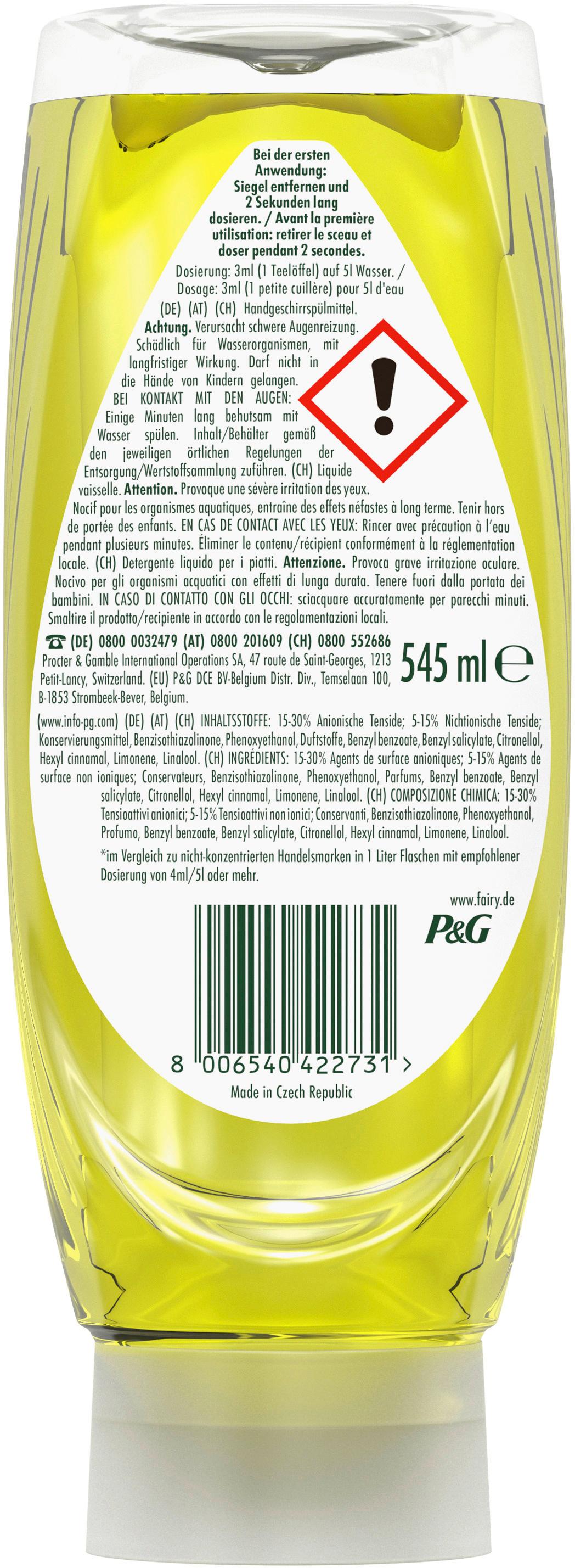 Produktbild Fairy Handspülmittel Max Power Zitrone 3 von 8