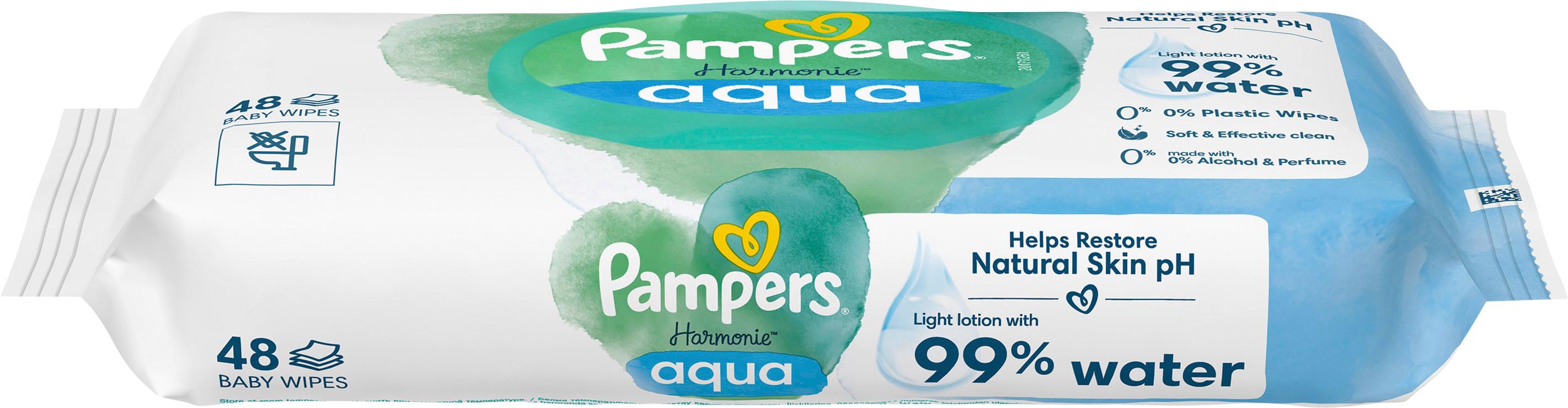 Produktbild Pampers Harmonie aqua Feuchttücher 9 von 12