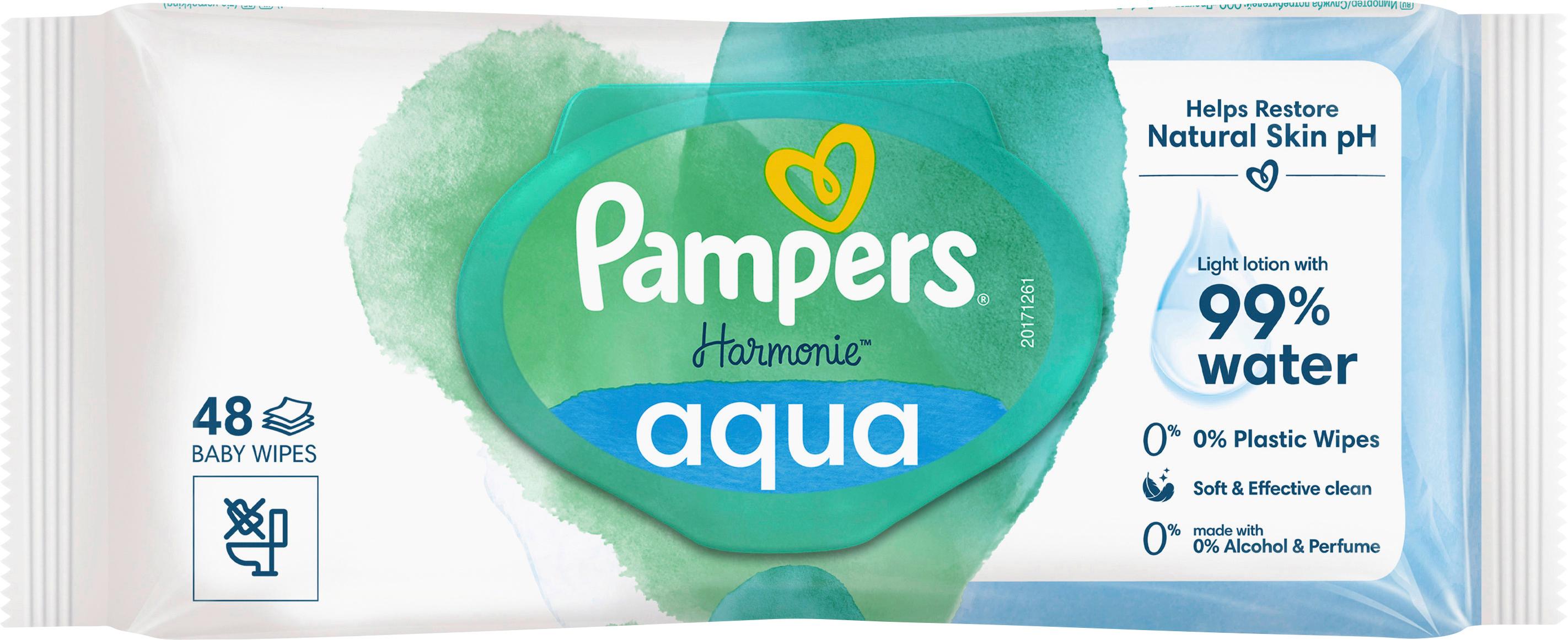 Pampers Harmonie aqua Feuchttücher