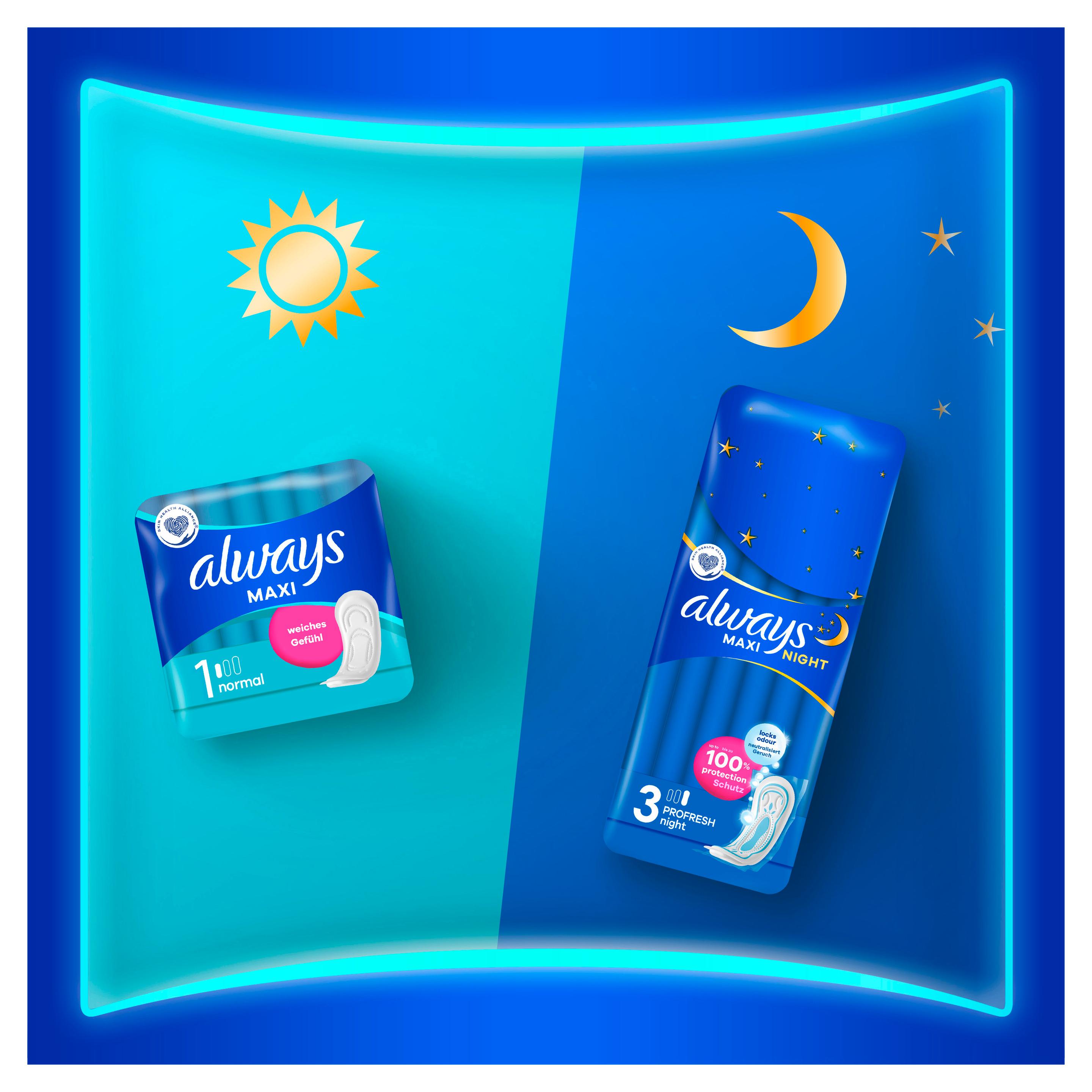 Produktbild Always Maxi Damenbinden Classic 9ST Sparpaket 8 von 13