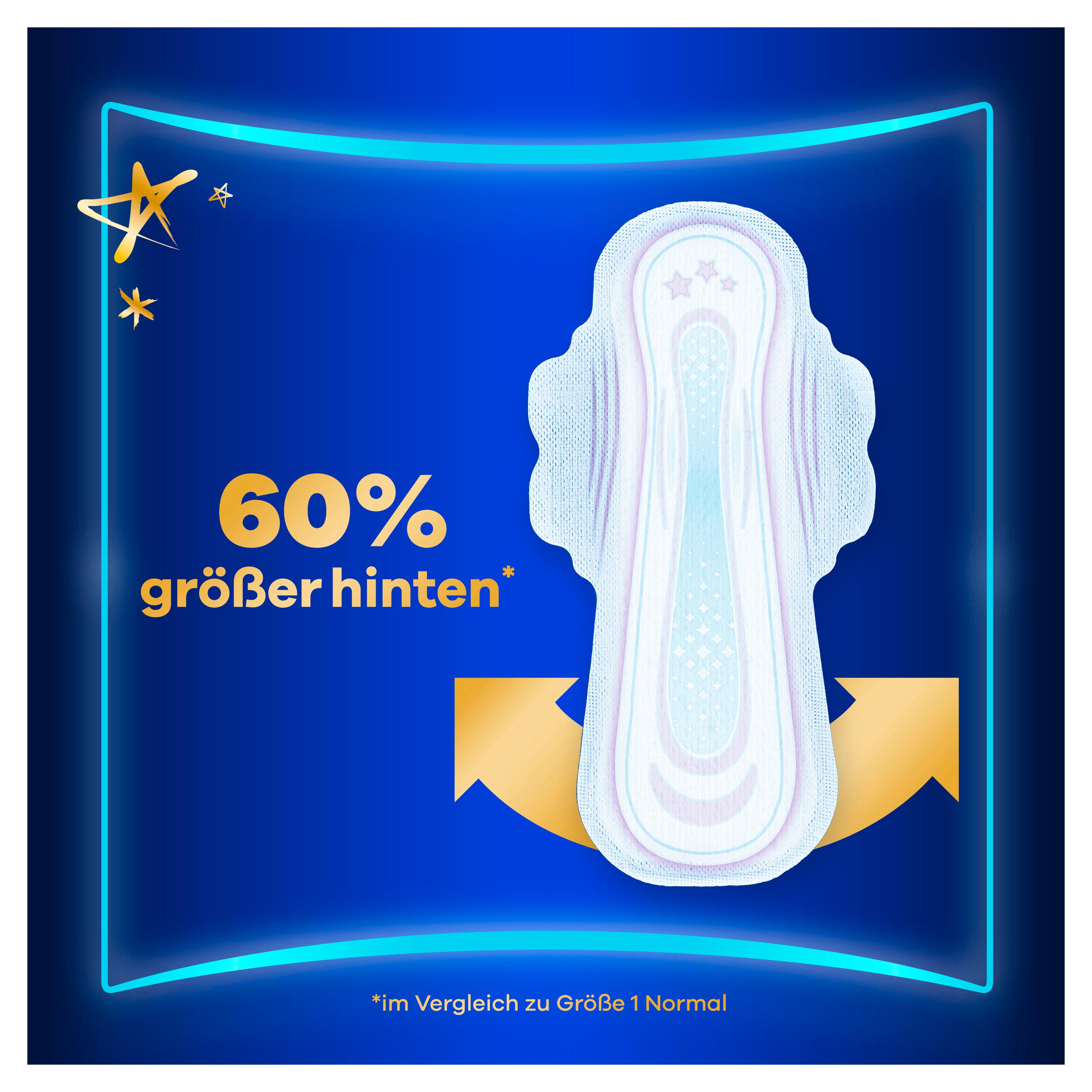 Produktbild always Binden ultra secure night mit Flügel Sparpack 6 von 15