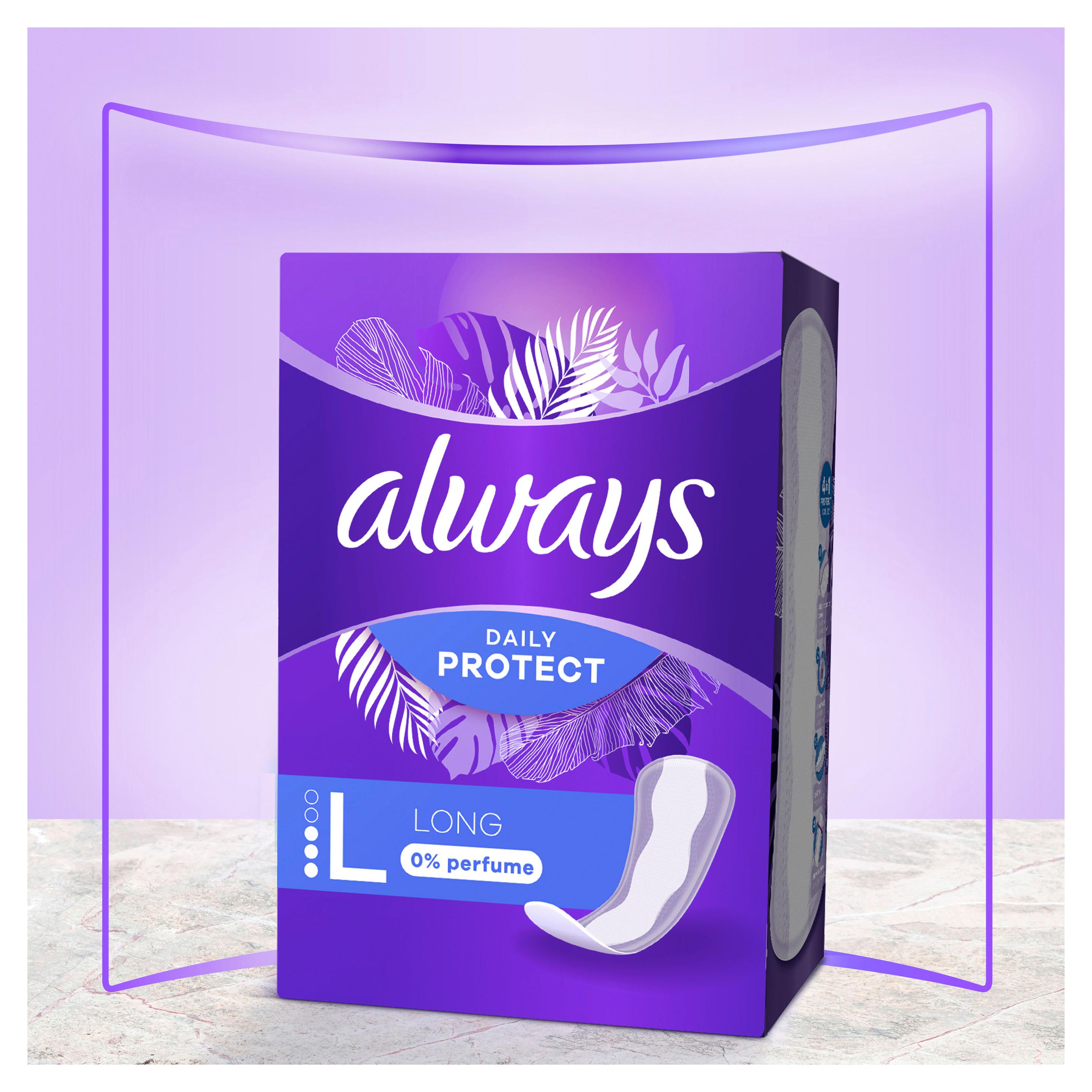 Produktbild Always DAILY Slipeinlagen always Slipeinlage Daily Protect Long ohne Duft BigPack 48 8 von 13