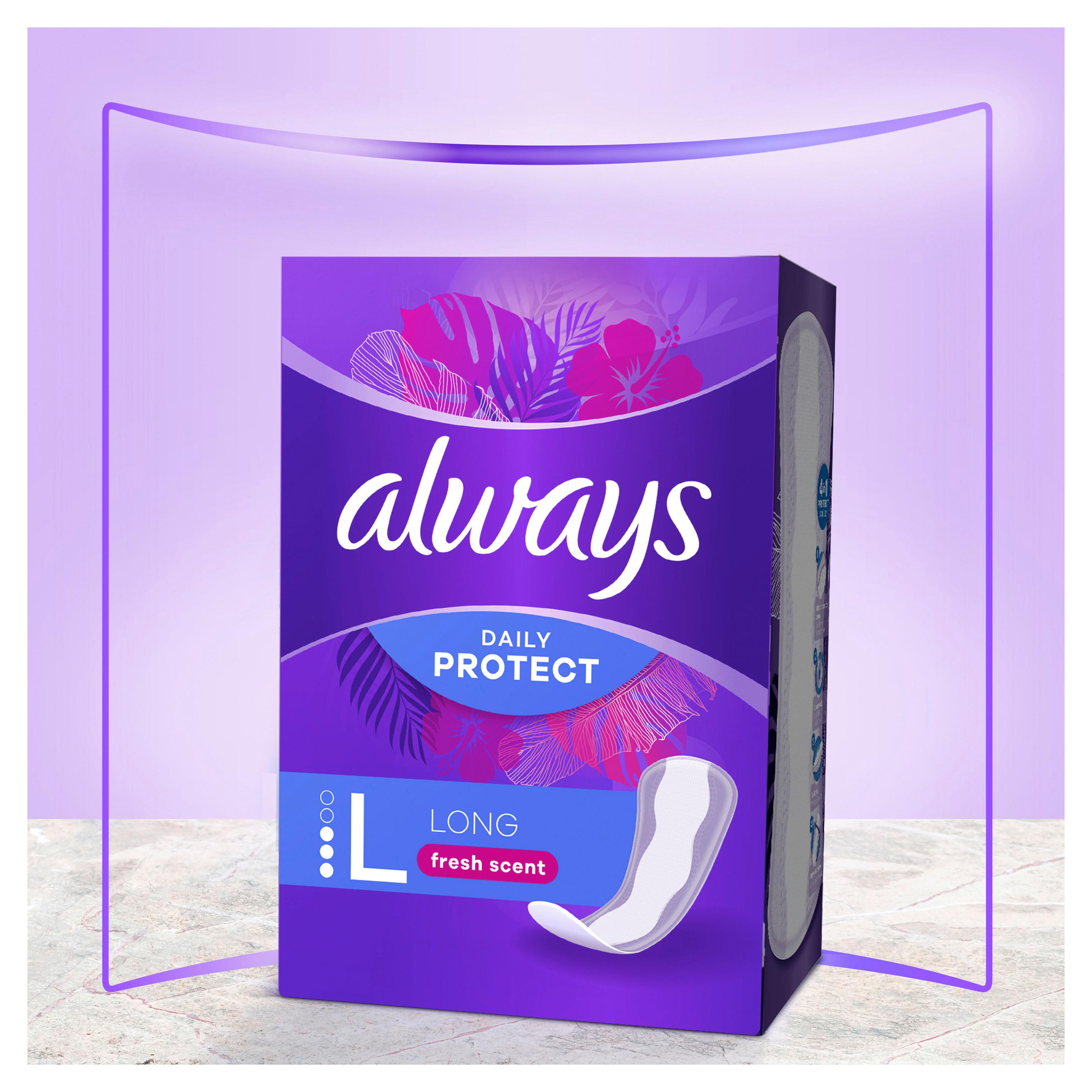 Produktbild Always DAILY Slipeinlagen always Slipeinlage Daily Protect Long mit Frischeduft BigPack 48 16 von 16