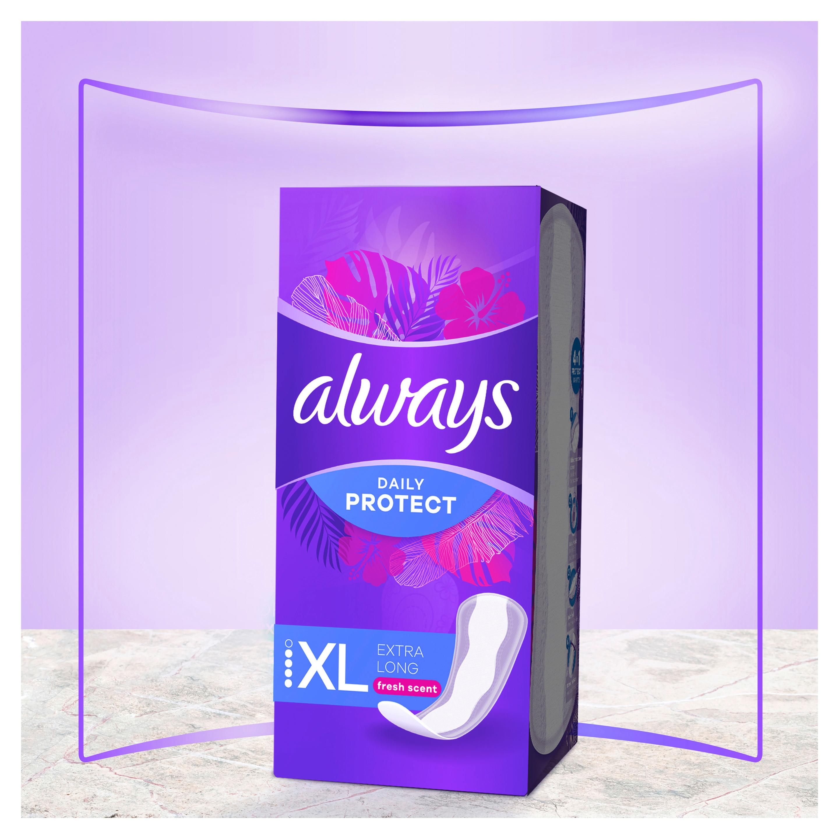 Produktbild Always DAILY Slipeinlagen Protect Extra Long mit Frischeduft BigPack 40ST 10 von 14