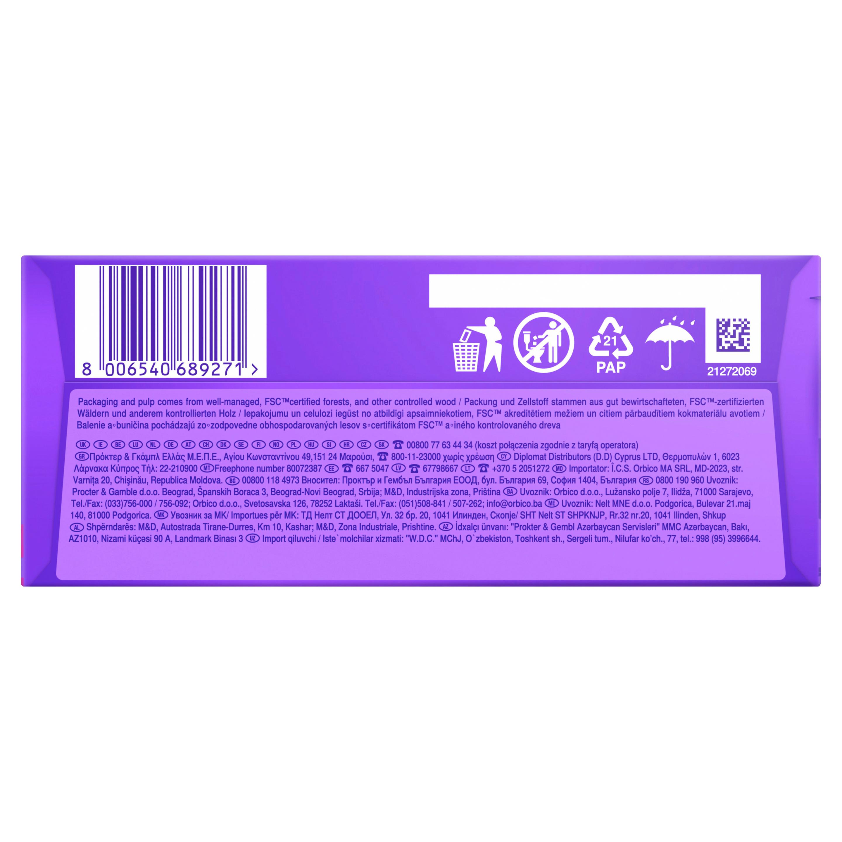 Produktbild Always DAILY Slipeinlagen Fresh Flexistyle Normal mit Frischeduft BigPack 54 Stück 13 von 14