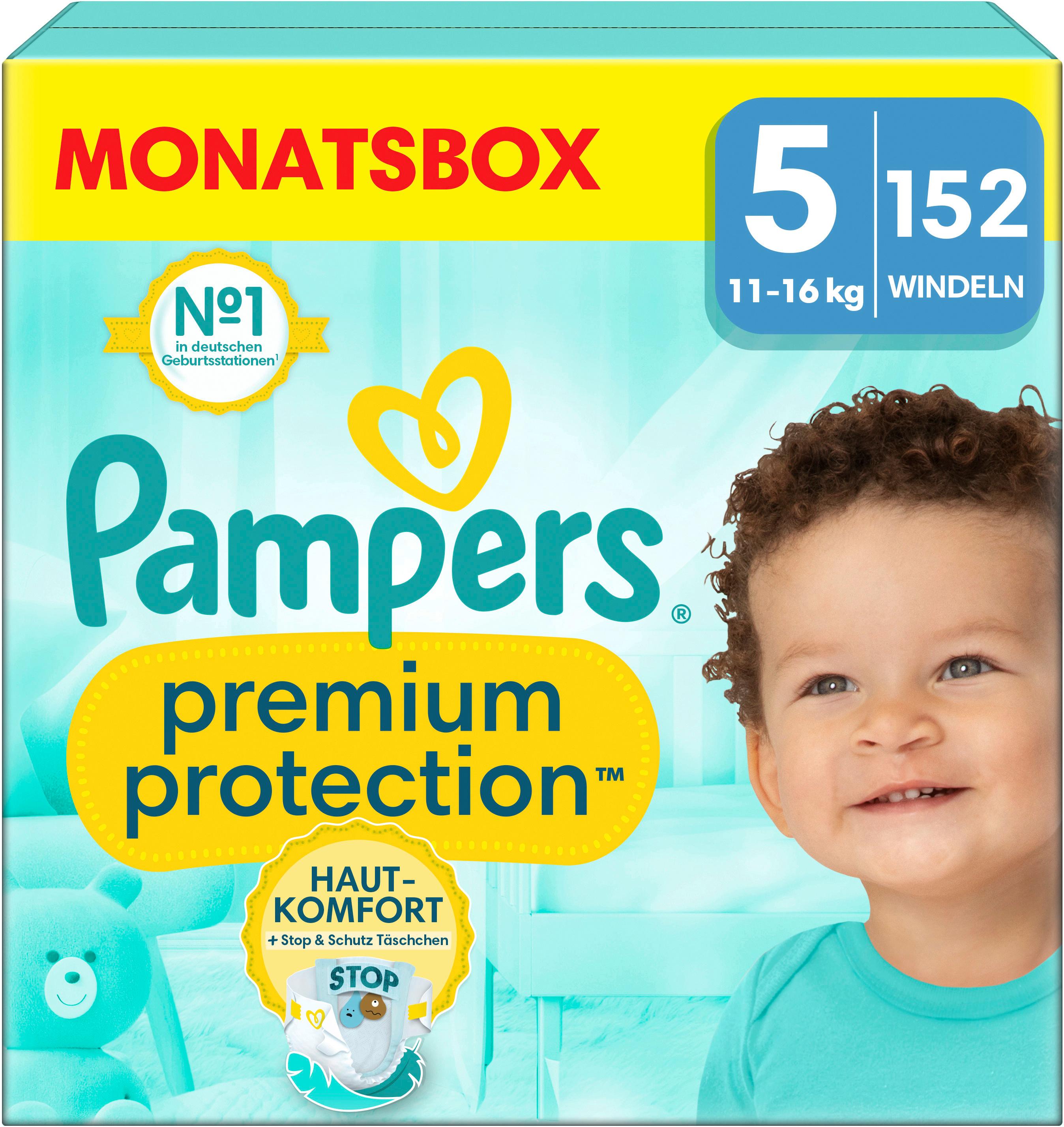 Pampers Premium Gr.5 Junior 11-16kg Monatsbox