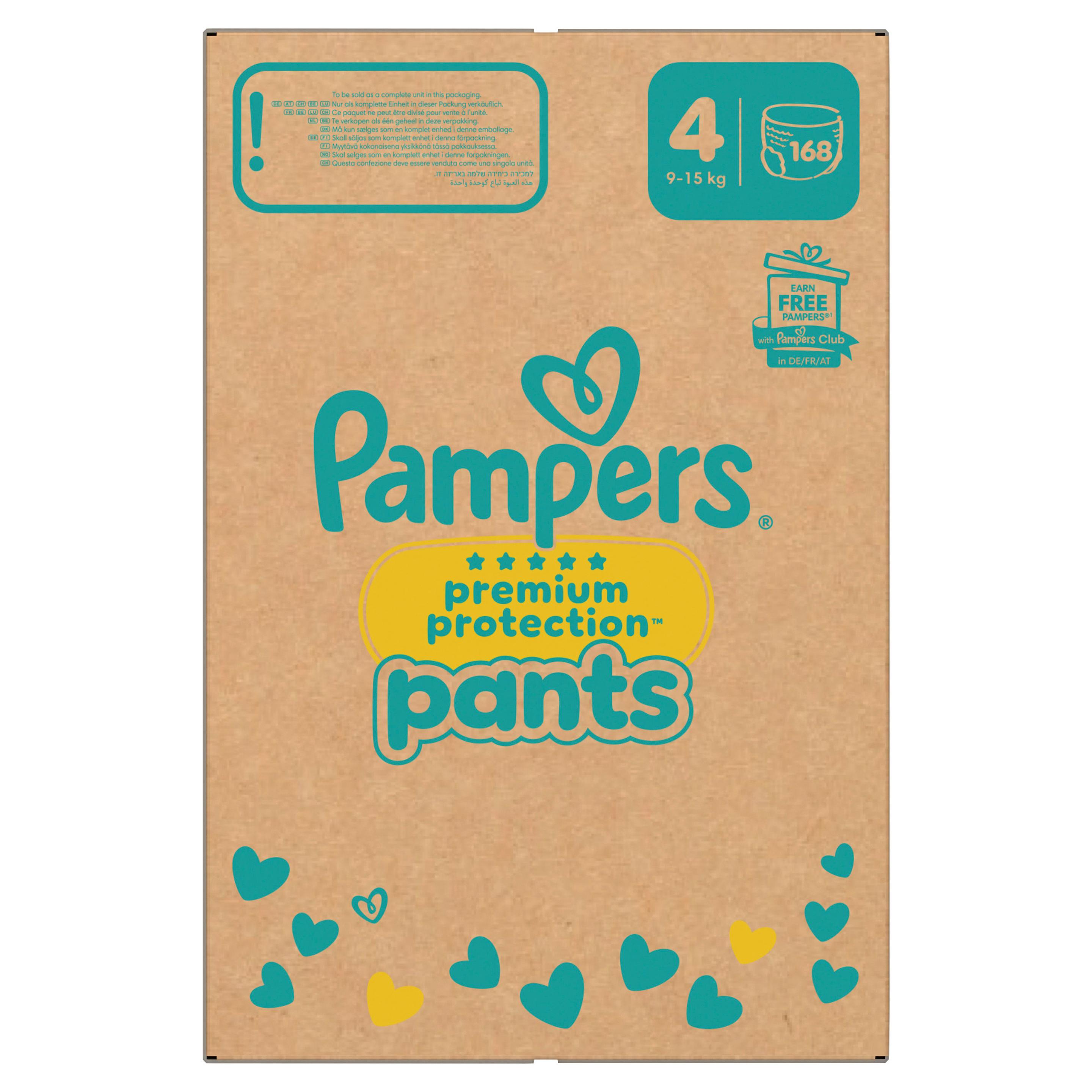 Produktbild Pampers Premium Protection Pants Windeln Gr.4 9-15kg Monatsbox 18 von 21