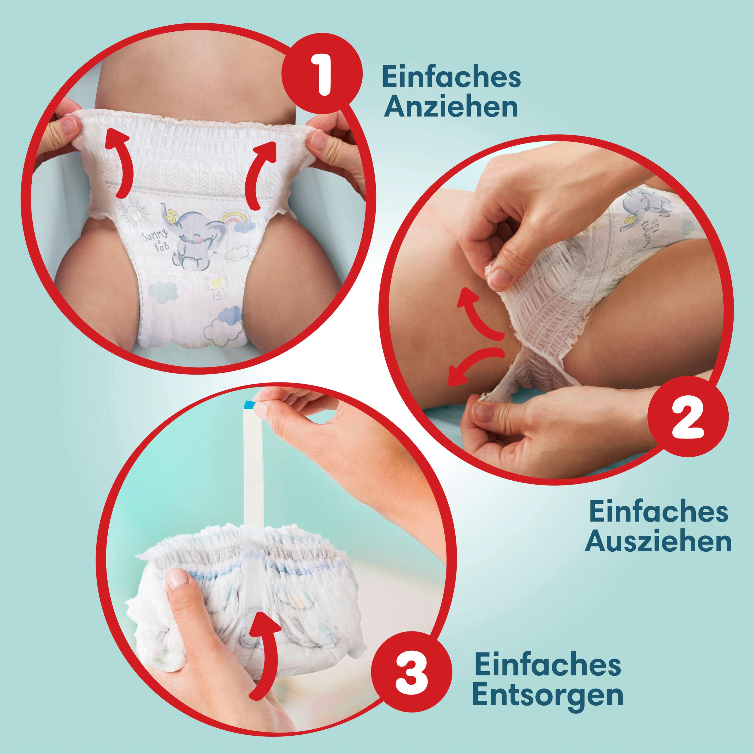 Produktbild Pampers Premium Protection Pants Windeln Gr.4 9-15kg Monatsbox 6 von 21