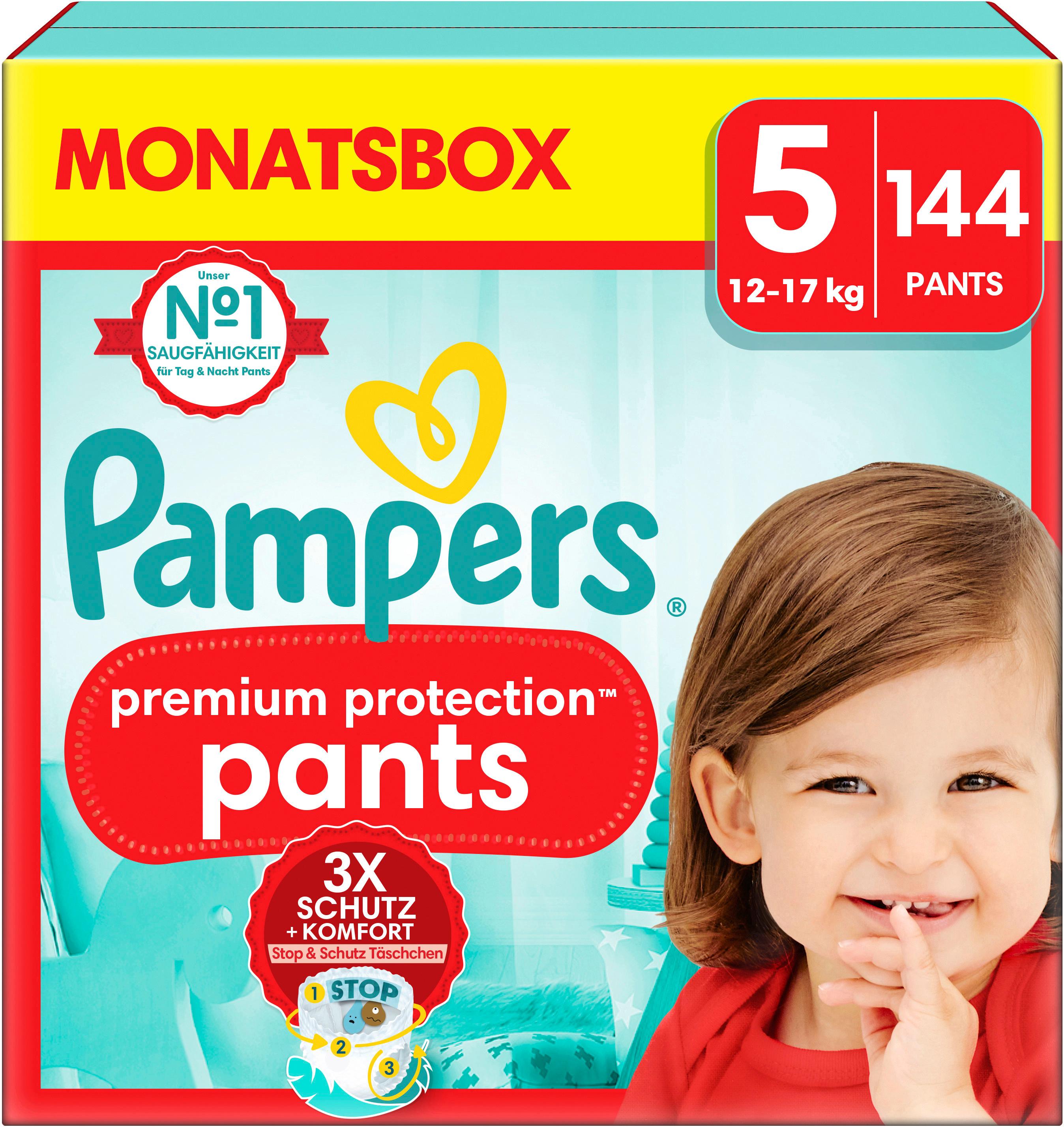 Pampers Premium Protection Pants Windeln Gr.5 12-15kg Montasbox