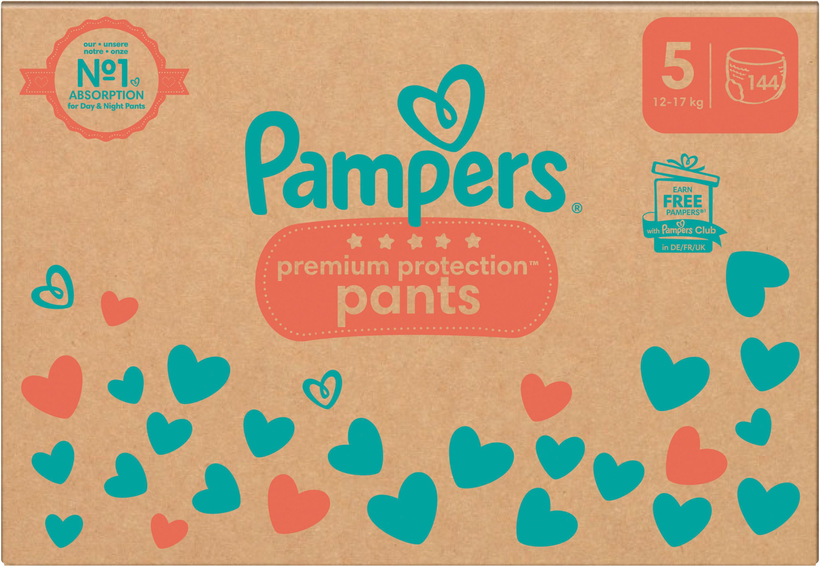 Pampers Premium Protection Pants Windeln Gr.5 12-15kg Montasbox