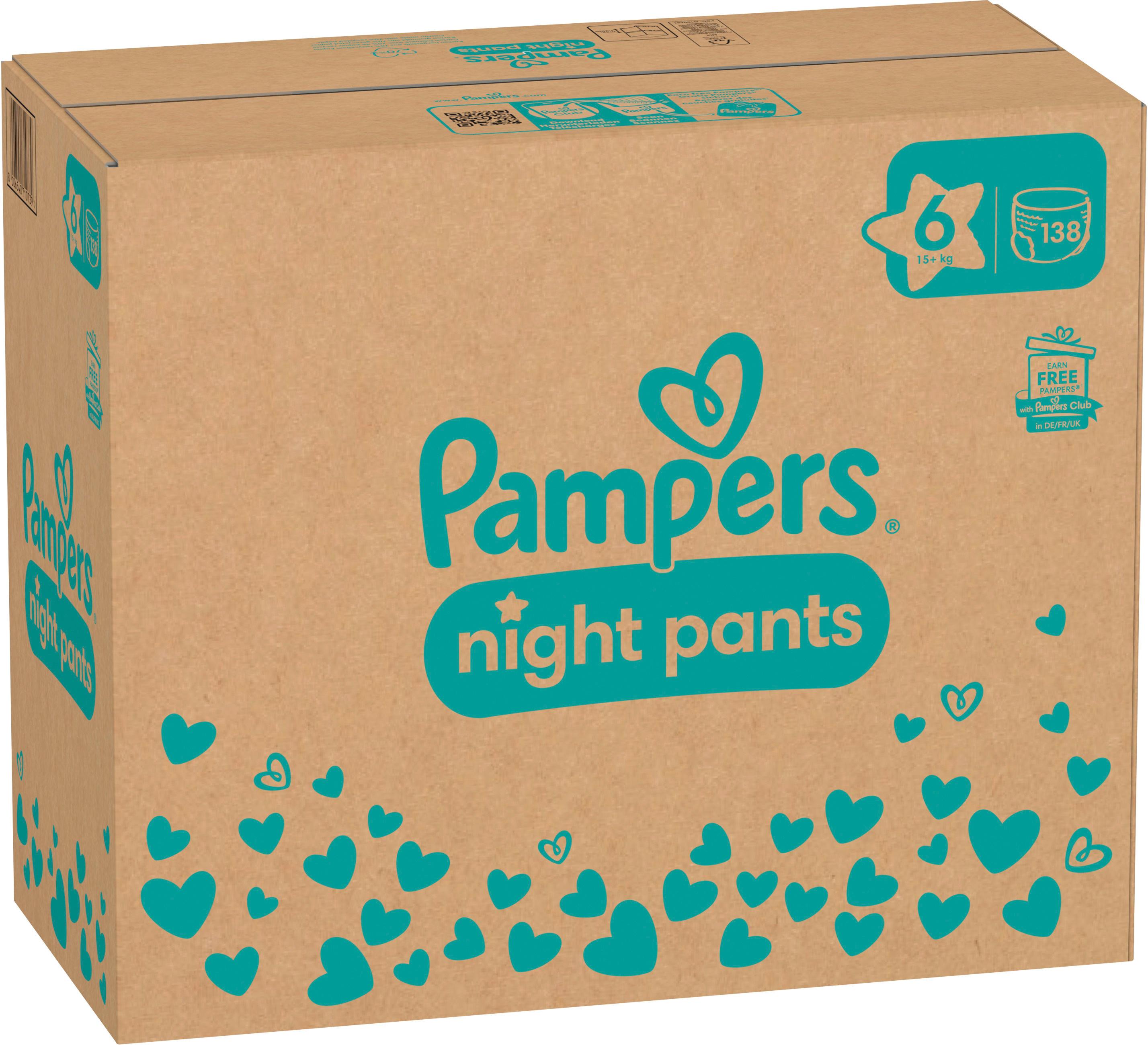 Produktbild Pampers Baby Dry Windeln Night Pants Gr. 6 15+kg Monatsbox 9 von 18
