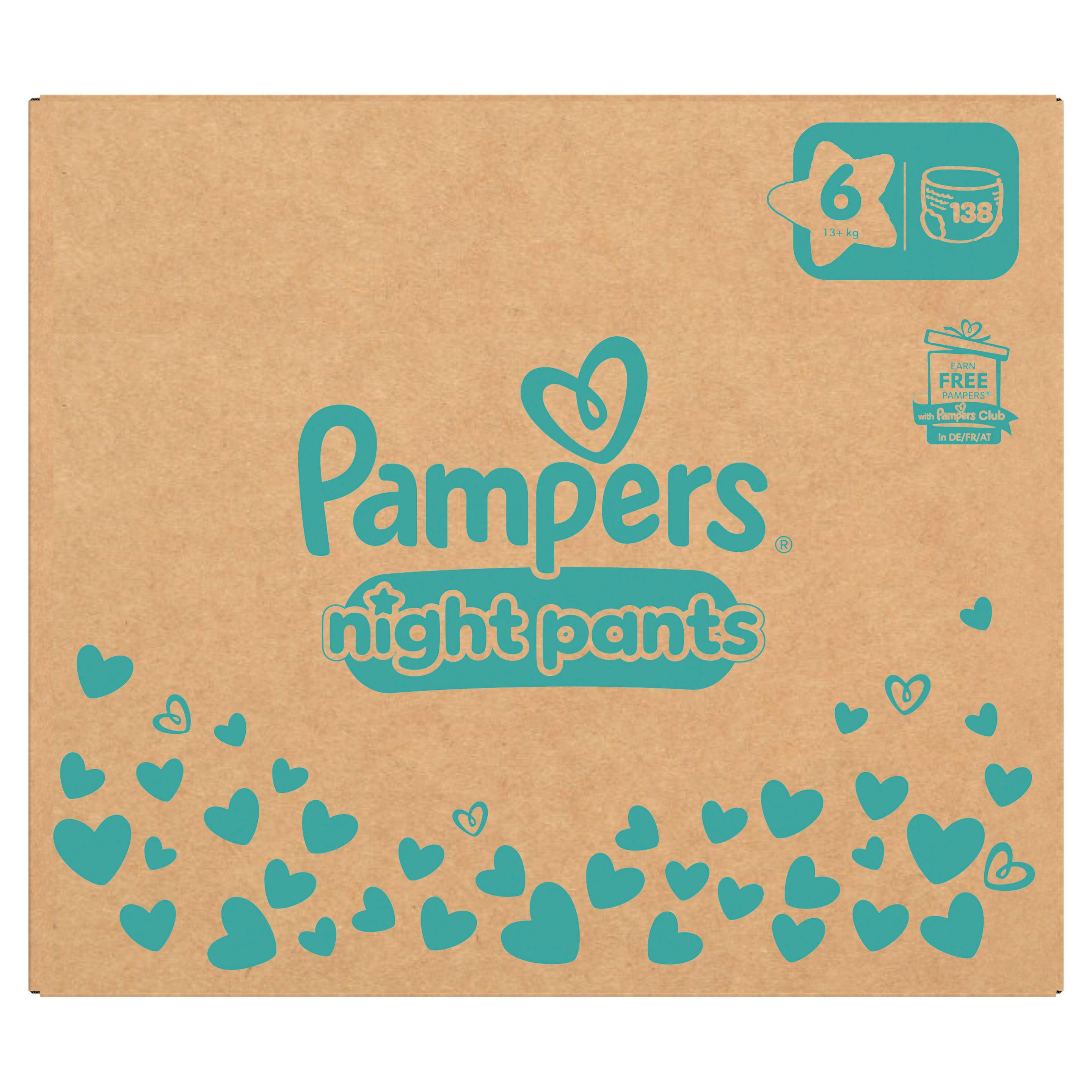 Produktbild Pampers Baby Dry Windeln Night Pants Gr. 6 15+kg Monatsbox 2 von 18