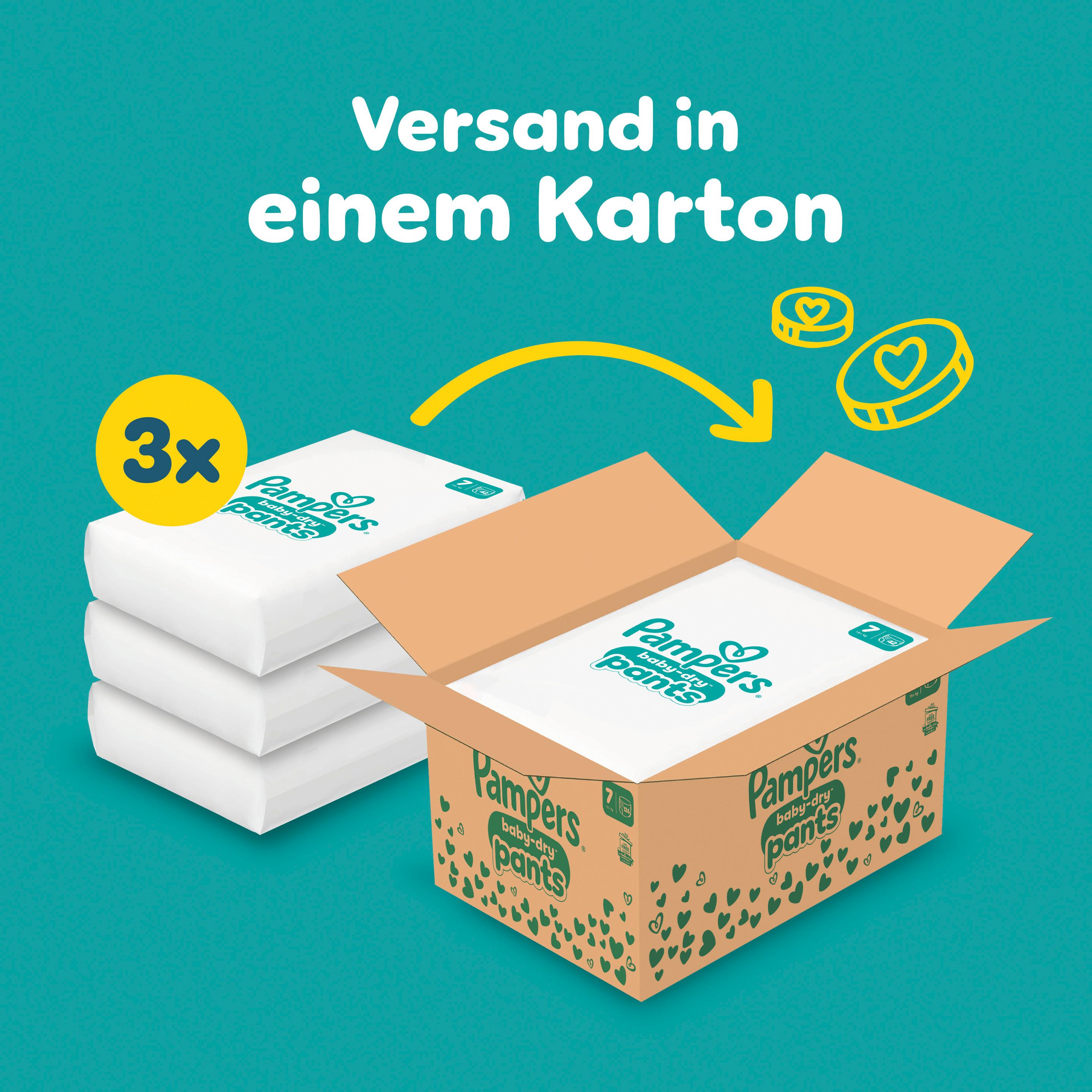 Produktbild Pampers Baby Dry Pants Gr.7 17+kg Monatsbox 14 von 17