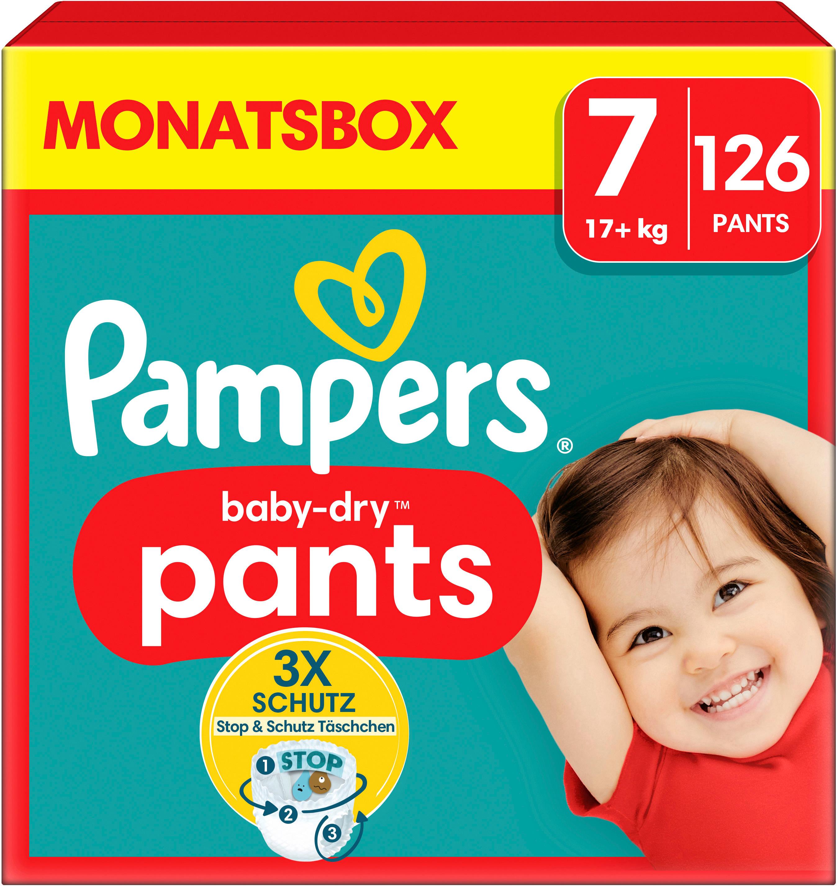 Pampers Baby Dry Pants Gr.7 17+kg Monatsbox