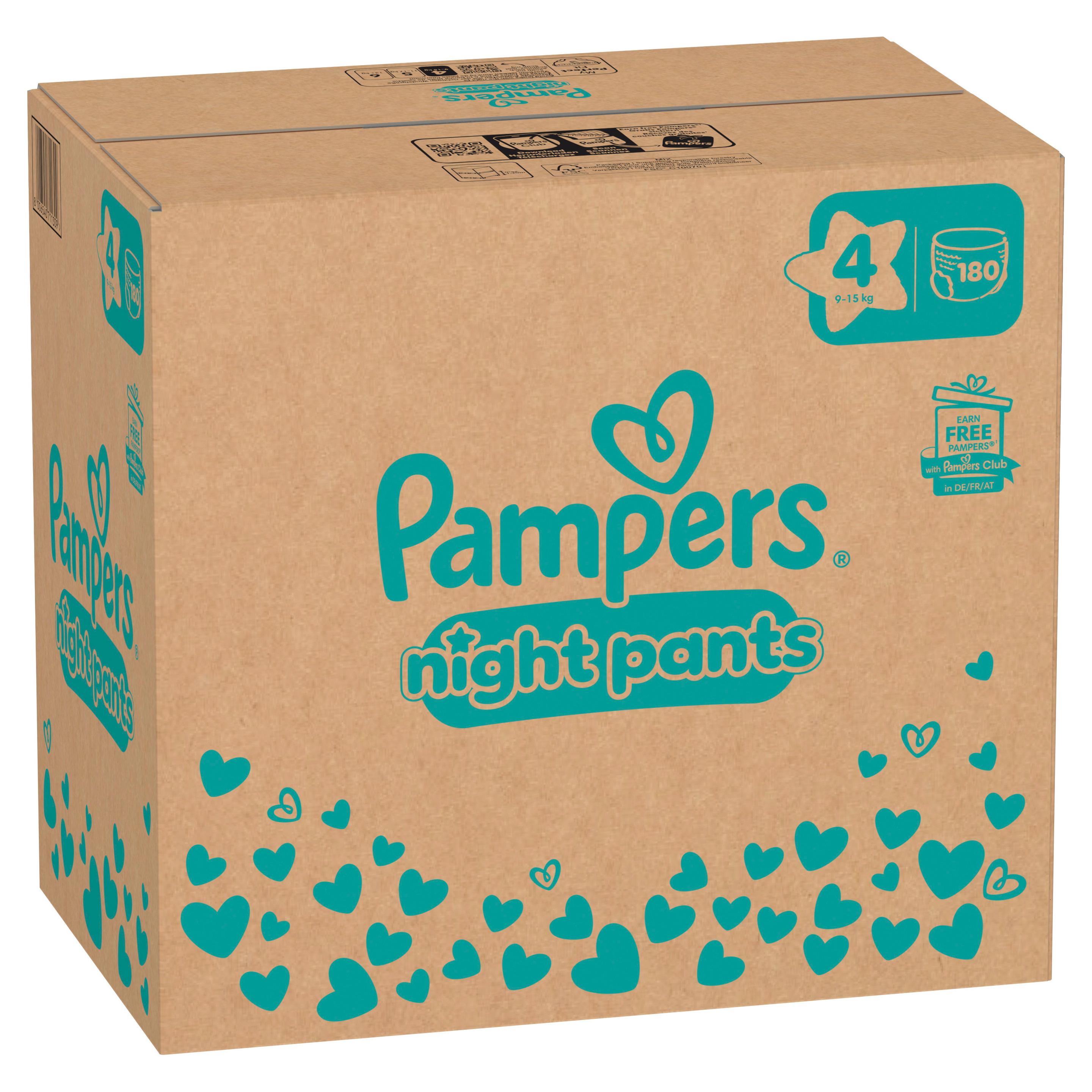 Produktbild Pampers Baby Dry Windeln Night Pants Gr. 4 9-15kg Monatsbox 3 von 17