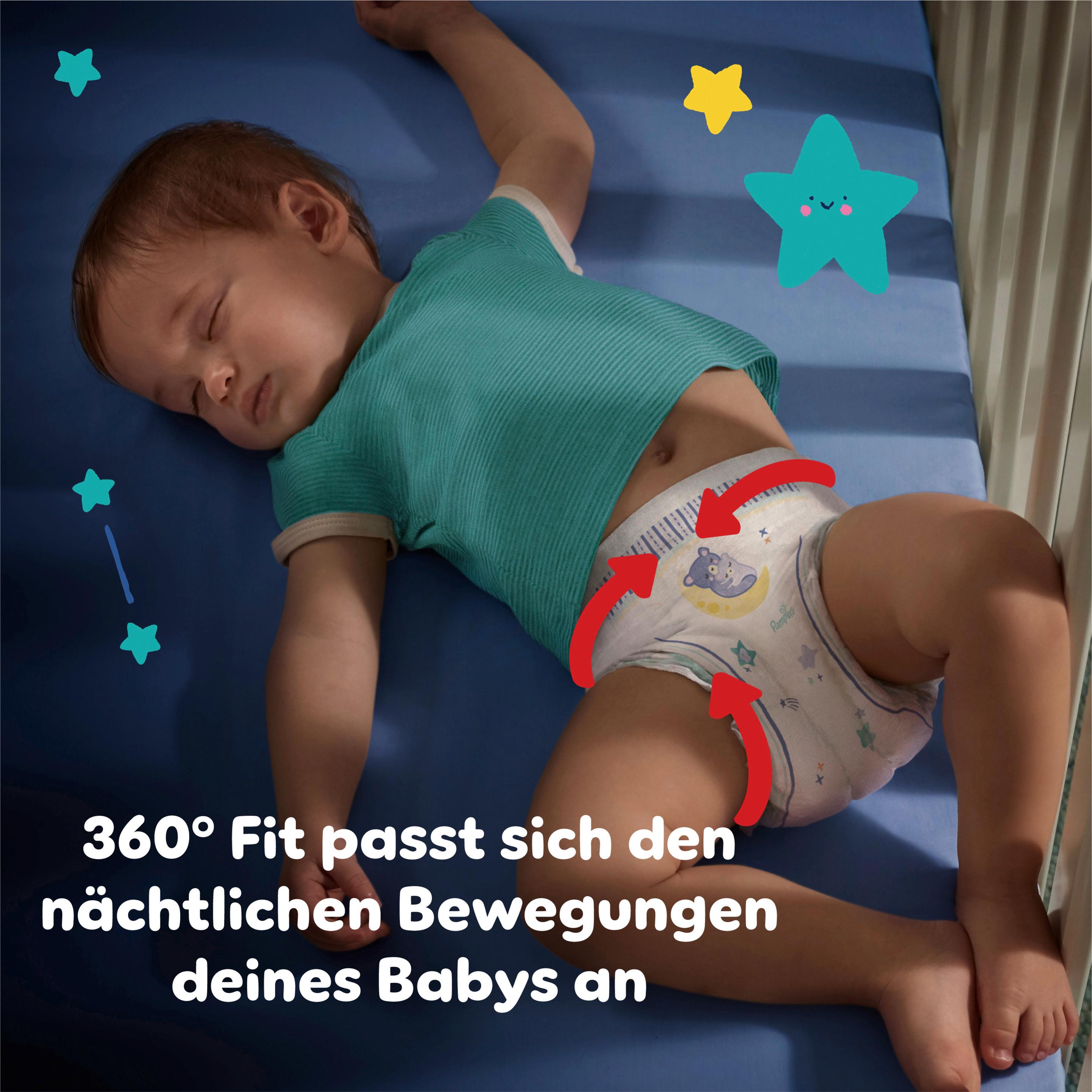 Produktbild Pampers Baby Dry Windeln Night Pants Gr. 4 9-15kg Monatsbox 14 von 17