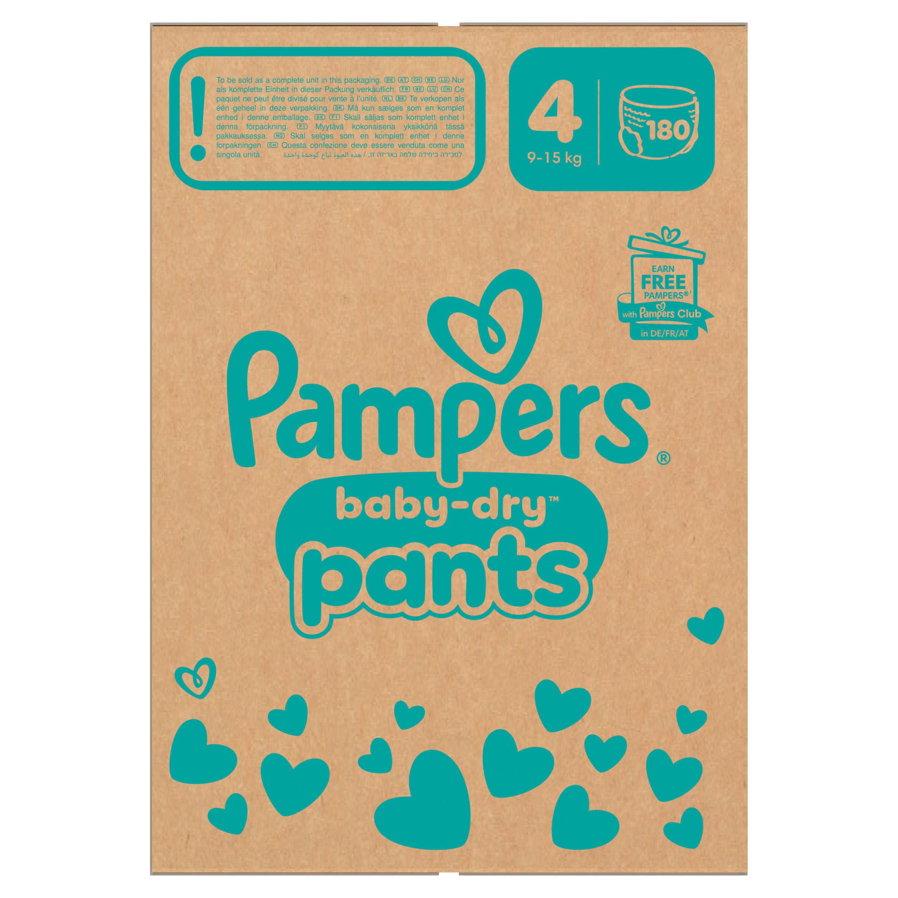 Produktbild Pampers Baby Dry Pants Gr.4 9-15kg Monatsbox 14 von 19