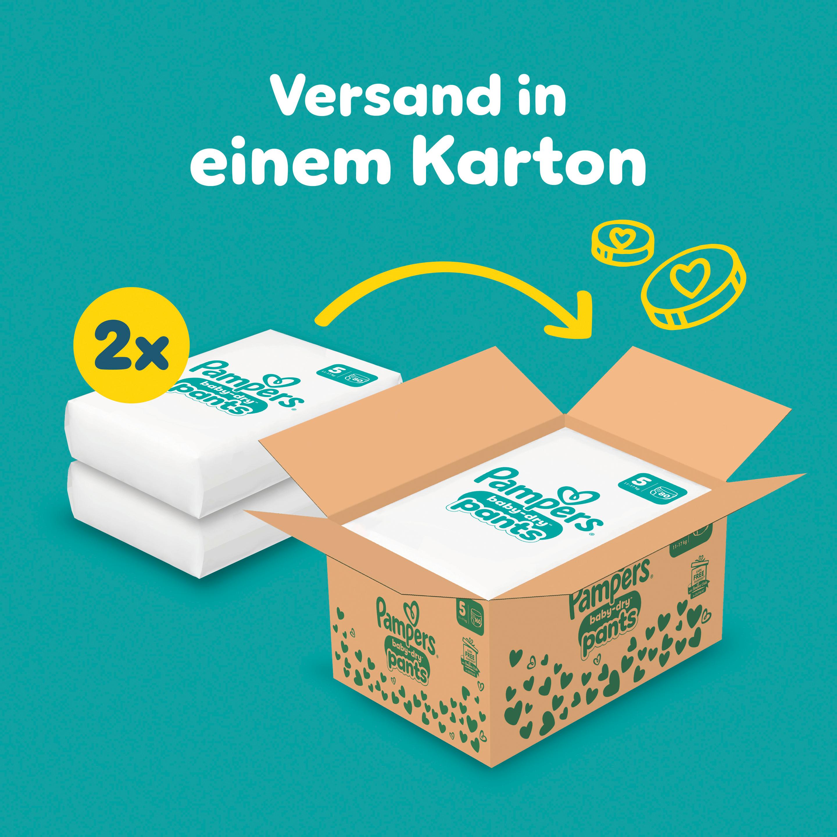 Produktbild Pampers Baby Dry Pants Gr.5 12-17kg Monatsbox 9 von 20