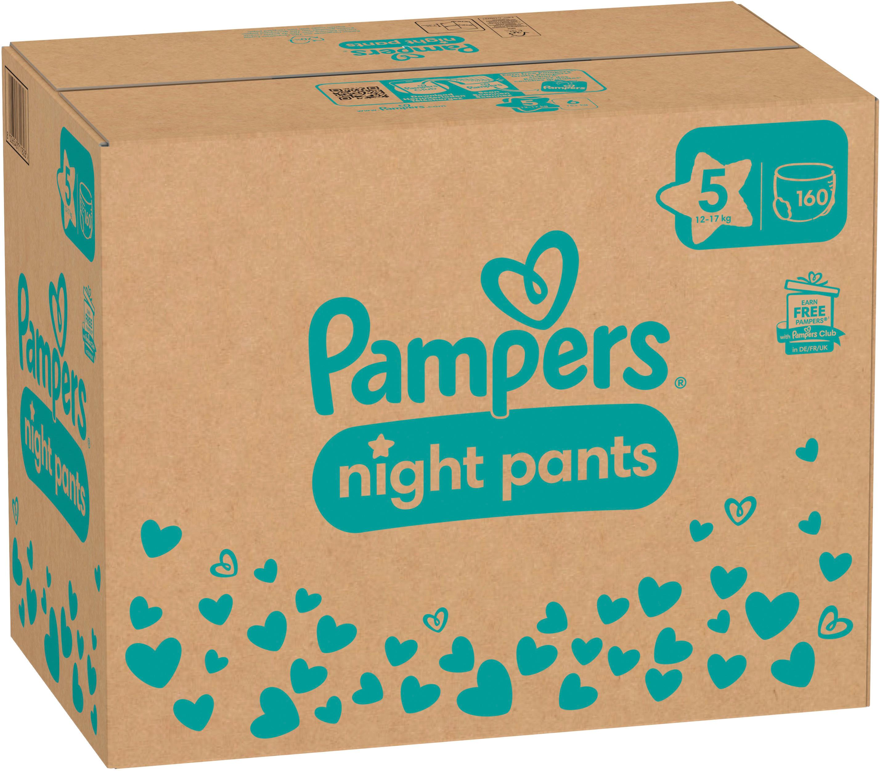 Produktbild Pampers Baby Dry Windeln Night Pants Gr. 5 12-17kg Monatsbox 16 von 16