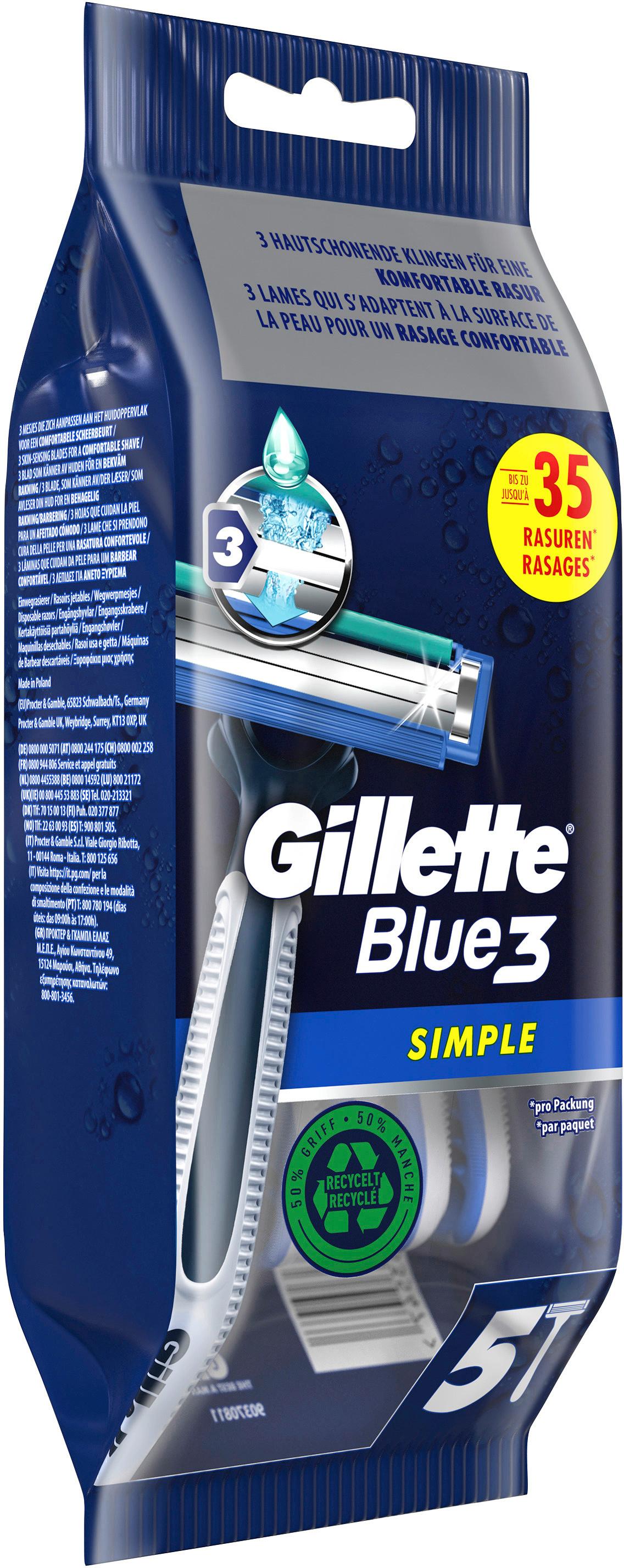 Produktbild Gillette BLUE 3 Einweg Rasierer Simple 12 von 12