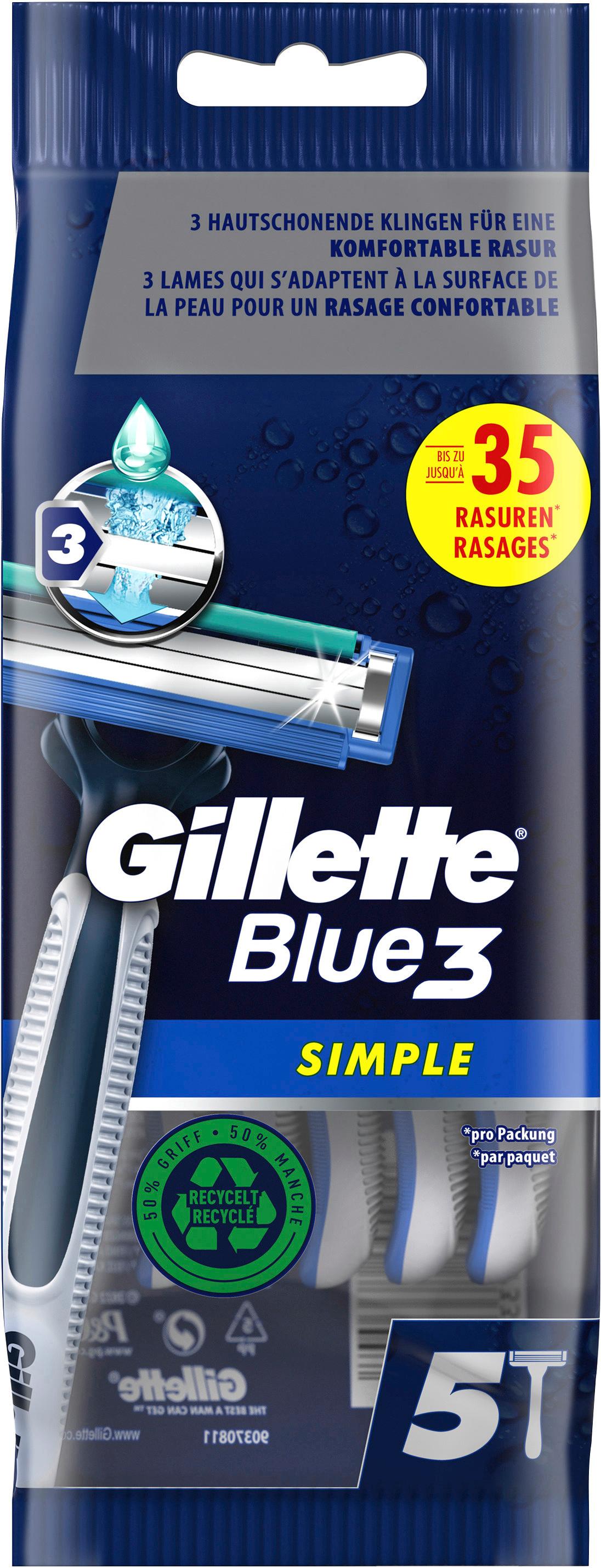 Gillette BLUE 3 Einweg Rasierer Simple