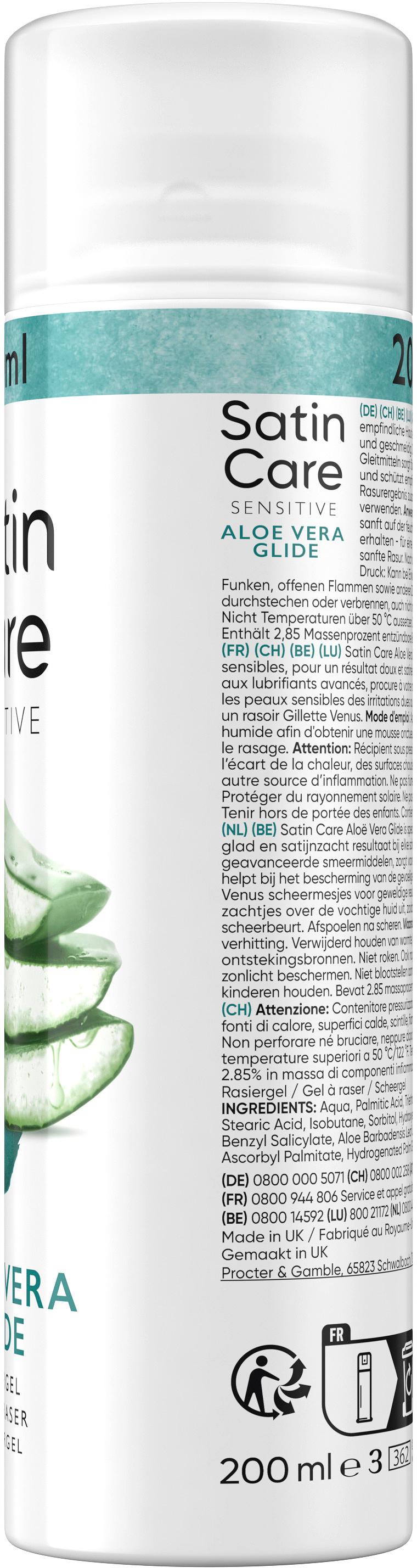 Produktbild Gillette Venus Rasiergel Satin Care Gel Aloe Vera 7 von 9