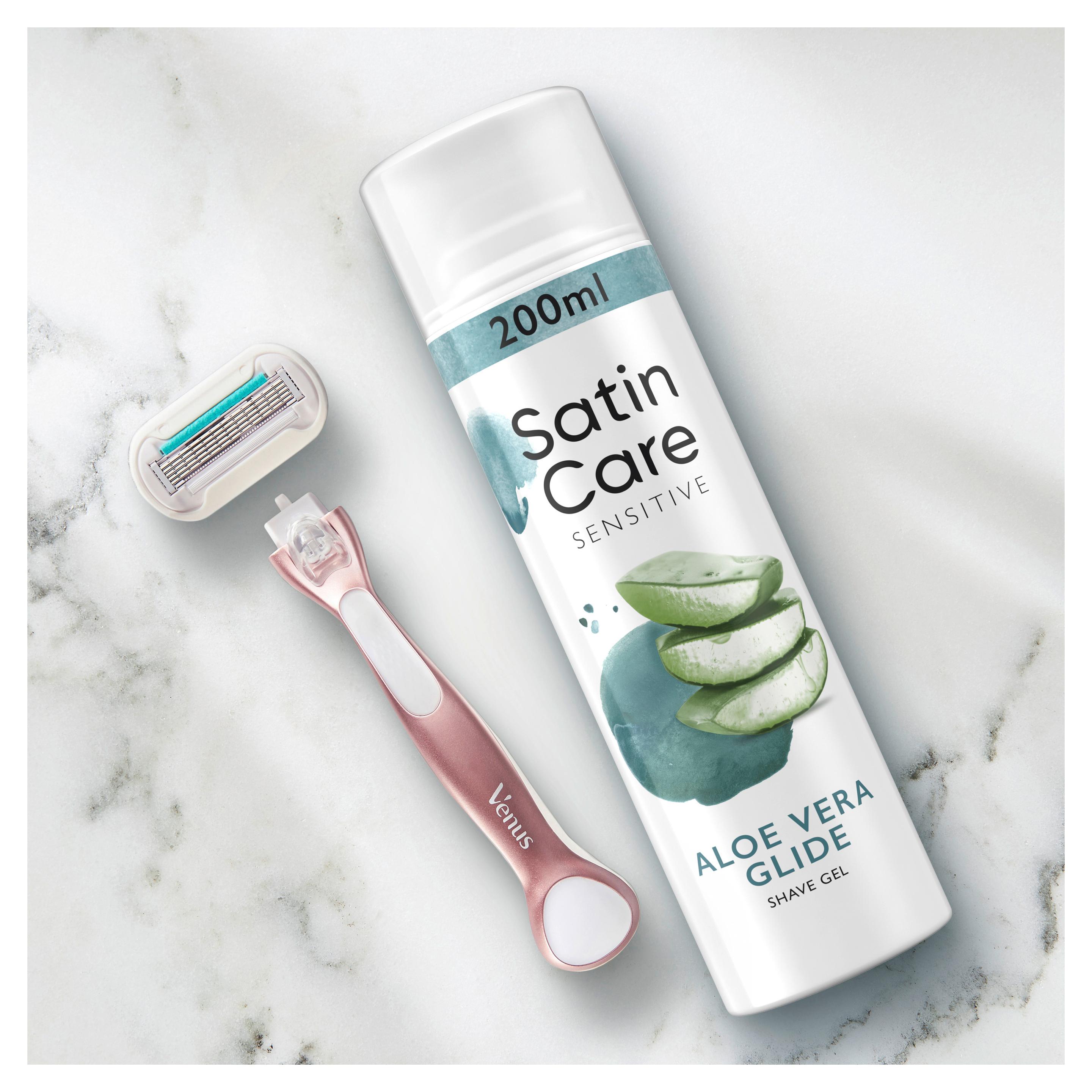 Produktbild Gillette Venus Rasiergel Satin Care Gel Aloe Vera 9 von 9