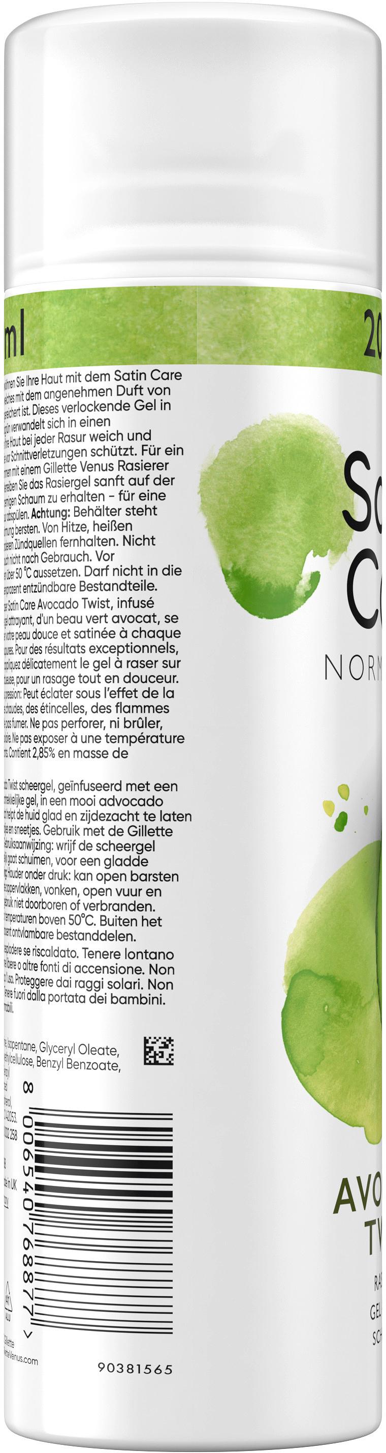 Produktbild Gillette Venus Rasiergel Satin Care Avocado Twist 3 von 9