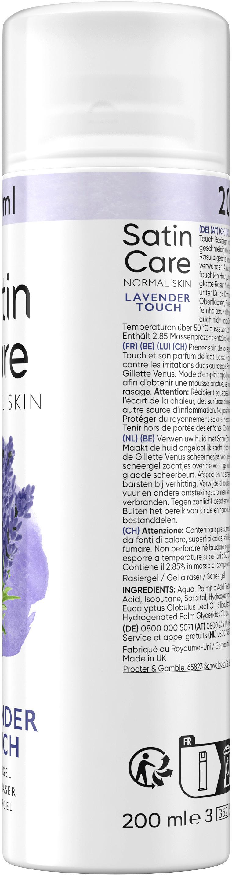 Produktbild Gillette Venus Rasiergel Satin Care Lavendel Touch 7 von 9