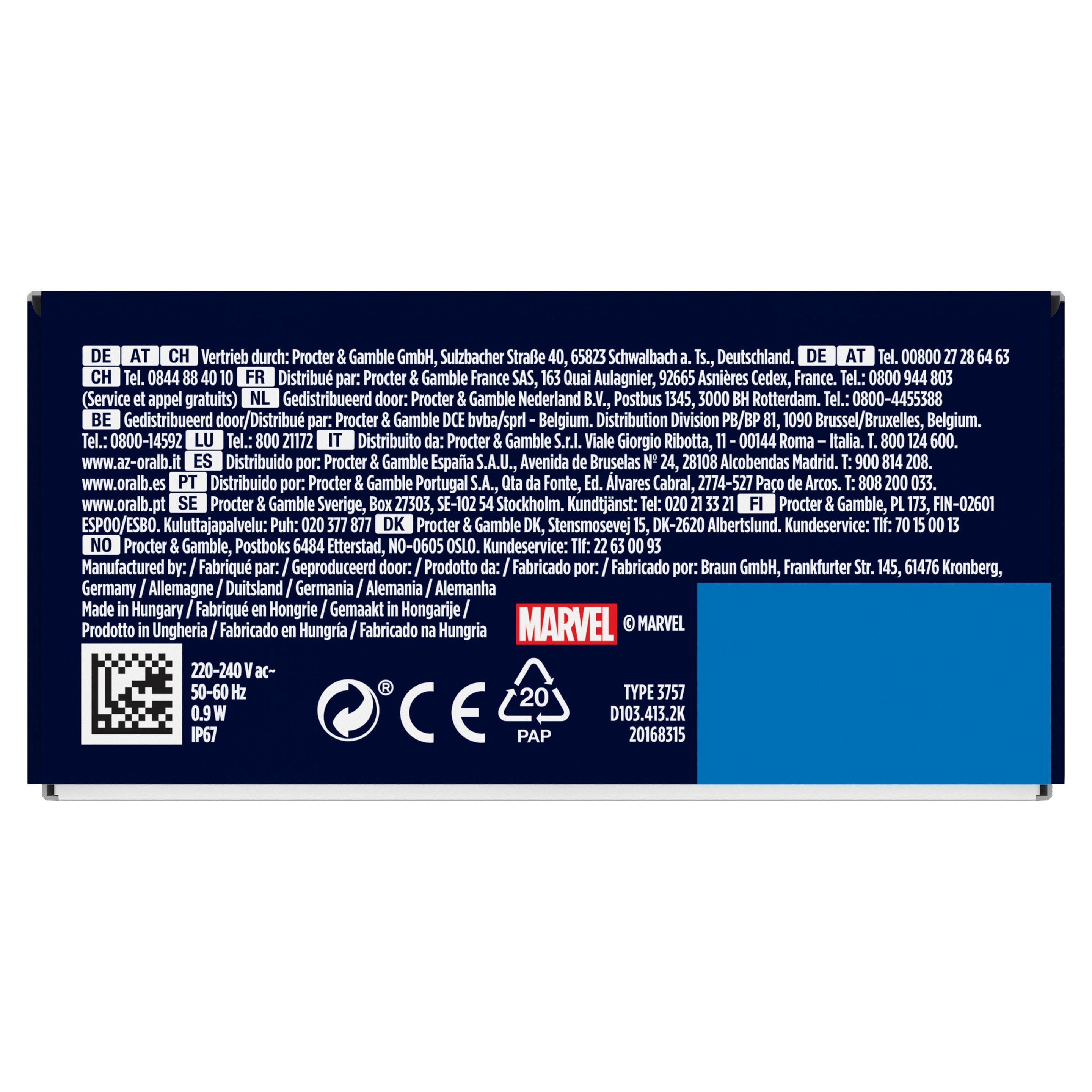 Produktbild Oral-B Vitality Elektrische Zahnbürste Pro 103 Kids Spiderman 16 von 18