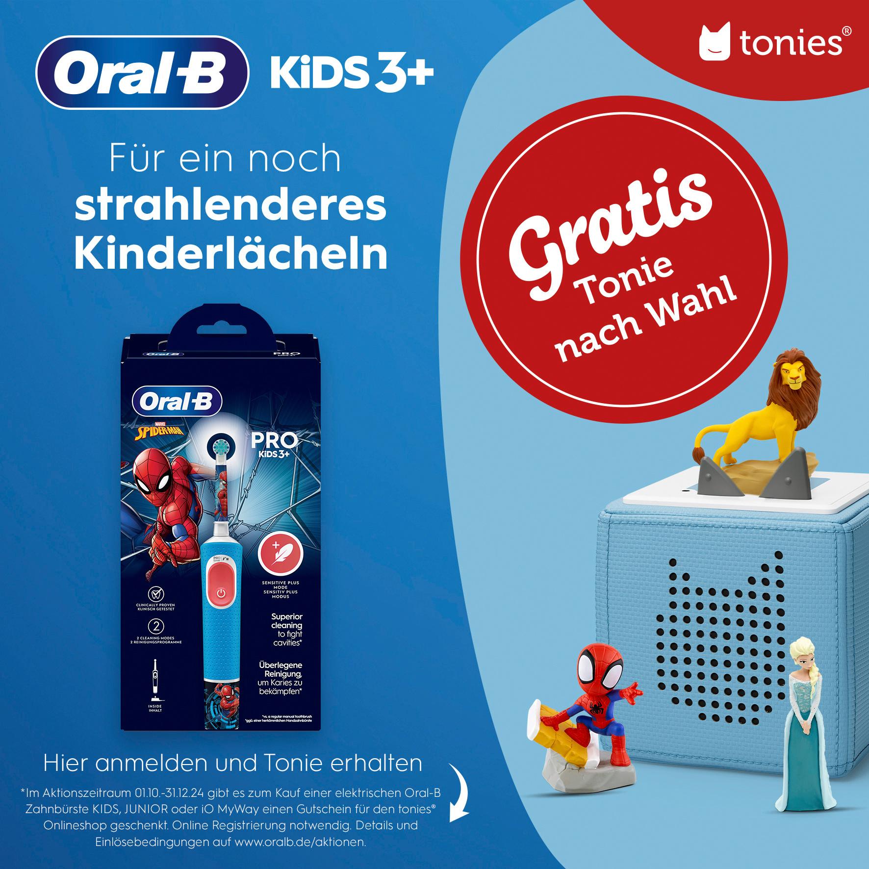 Produktbild Oral-B Vitality Elektrische Zahnbürste Pro 103 Kids Spiderman 12 von 18