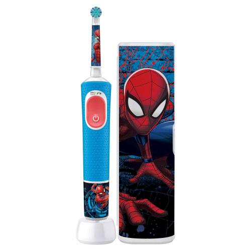 Produktbild Oral-B Elektrische Zahnbürste Vitality Pro 103 Kids Spiderman mit Reiseetui, 1Stück 2 von 12