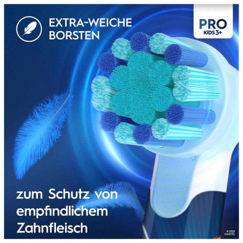 Produktbild Oral-B Elektrische Zahnbürste Vitality Pro 103 Kids Spiderman mit Reiseetui, 1Stück 10 von 12