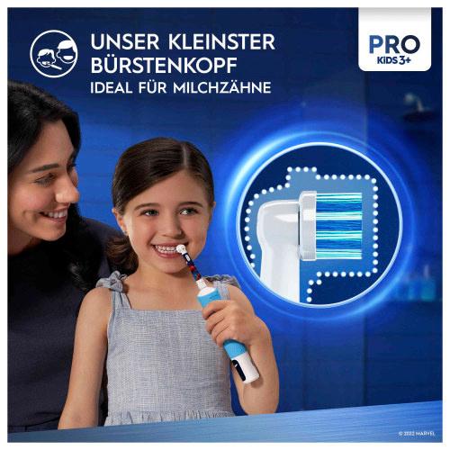 Produktbild Oral-B Elektrische Zahnbürste Vitality Pro 103 Kids Spiderman mit Reiseetui, 1Stück 6 von 12
