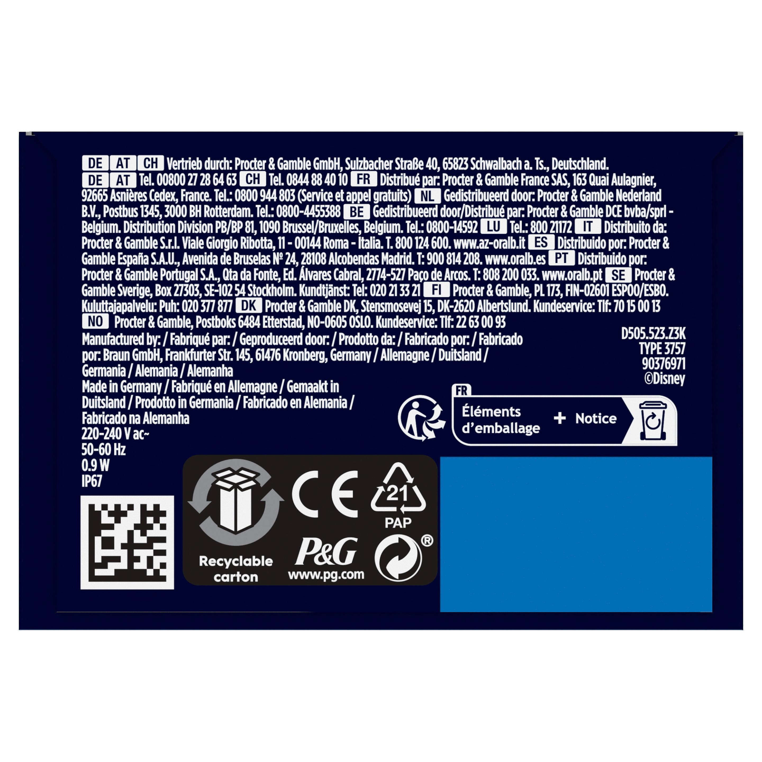 Produktbild Oral-B Elektrische Zahnbürste Pro Junior Frozen 15 von 16