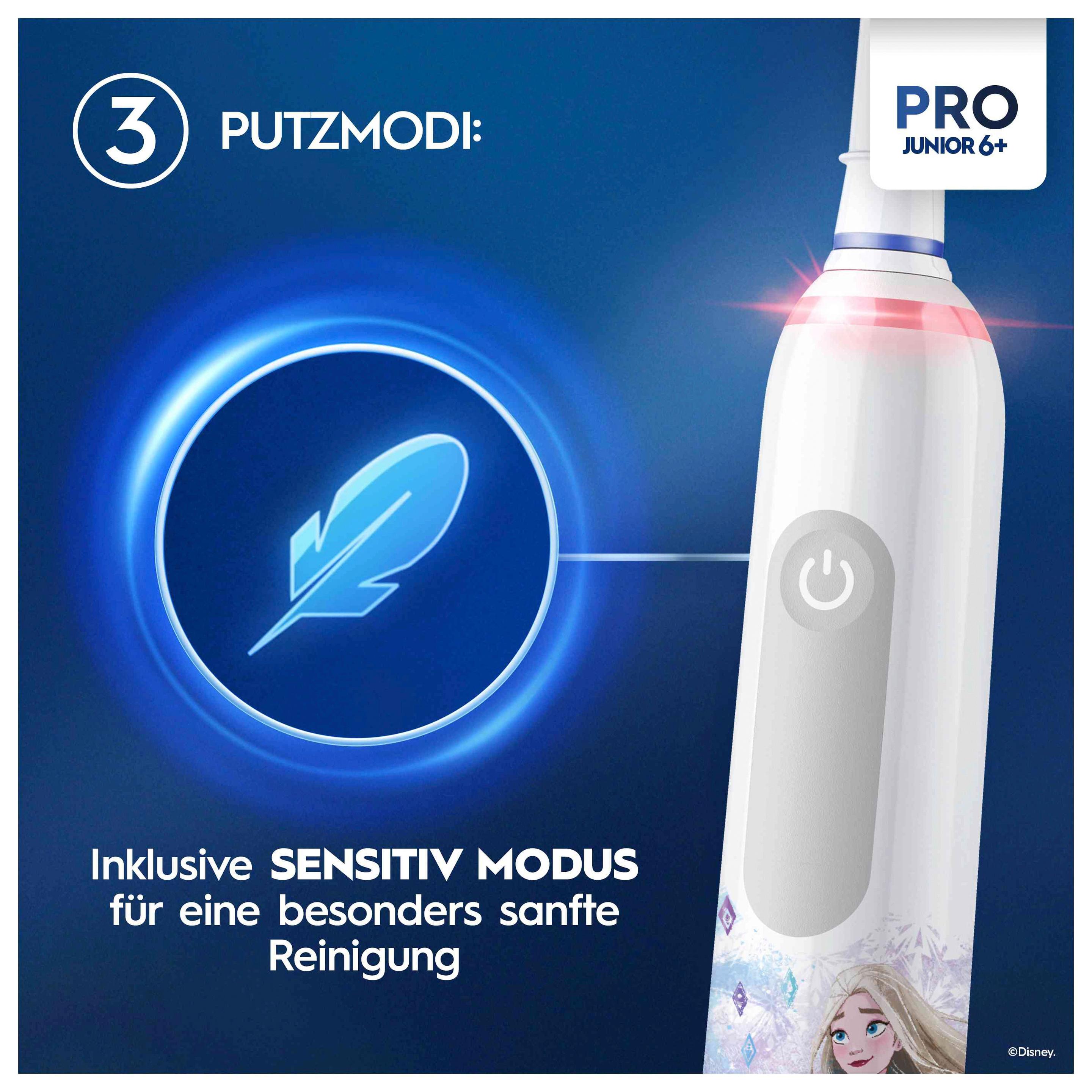 Produktbild Oral-B Elektrische Zahnbürste Pro Junior Frozen 14 von 16