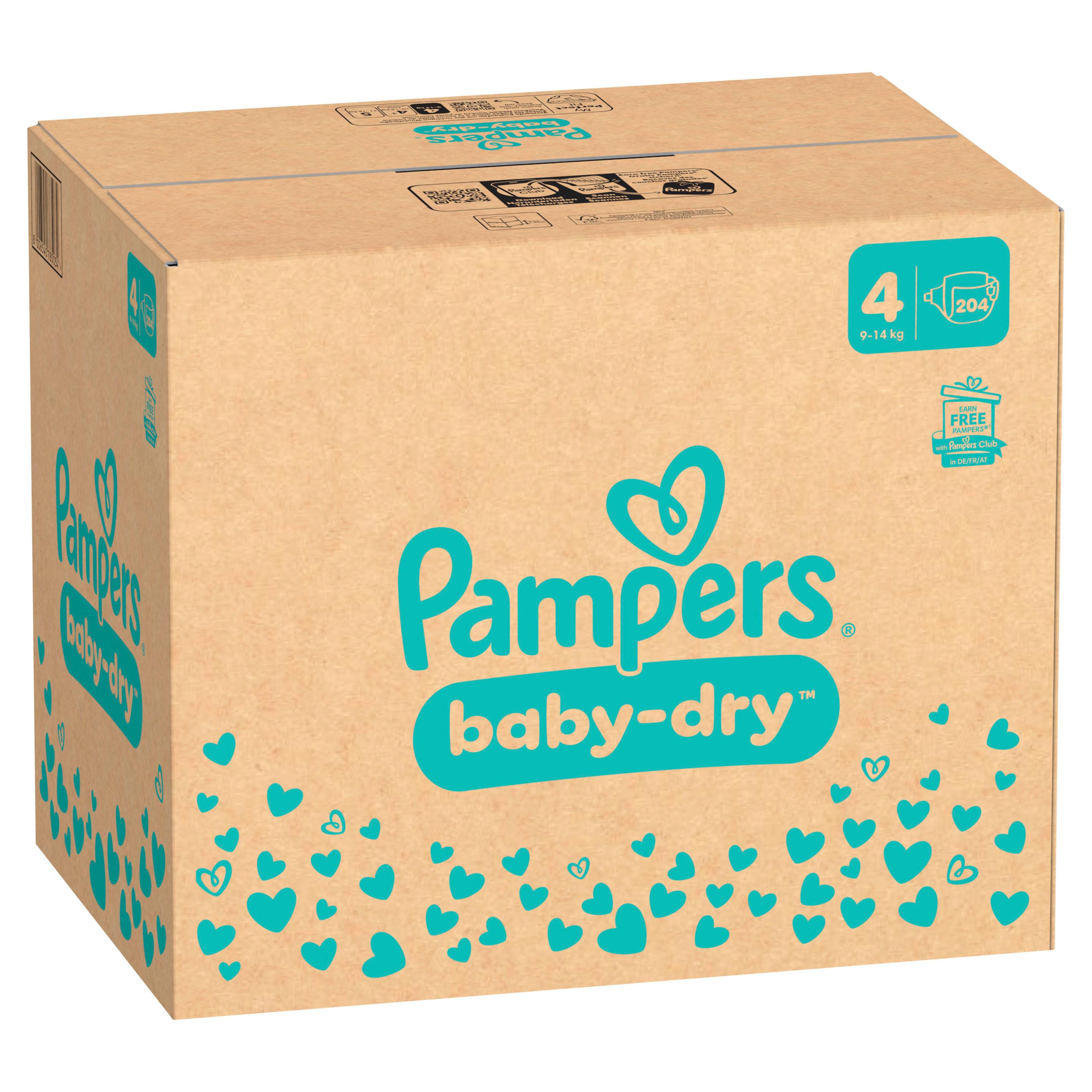 Produktbild Pampers Baby Dry Gr.4 Maxi 9-14kg Monatsbox 10 von 25
