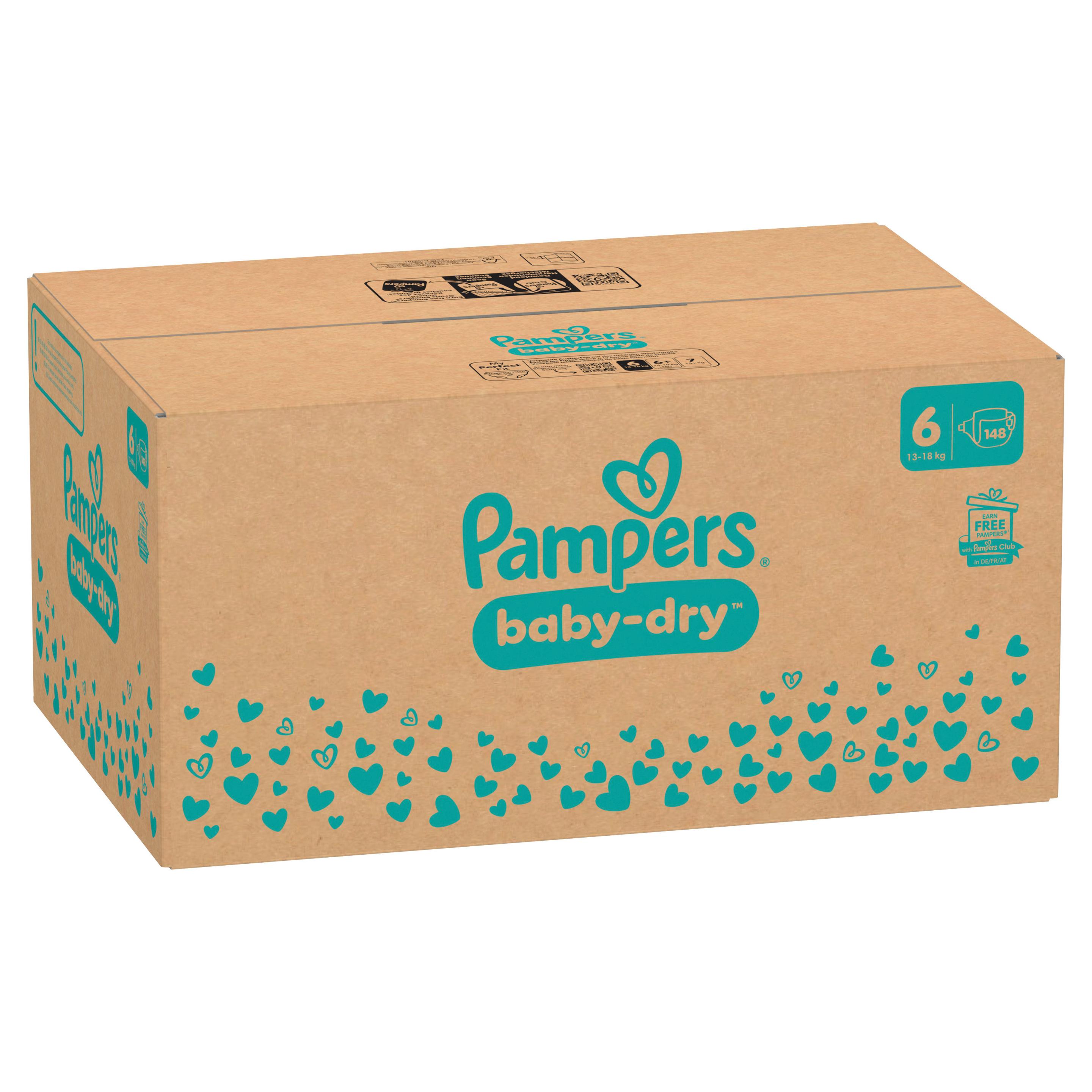 Produktbild Pampers Baby Dry Gr. 6 13-18kg Monatsbox 21 von 25