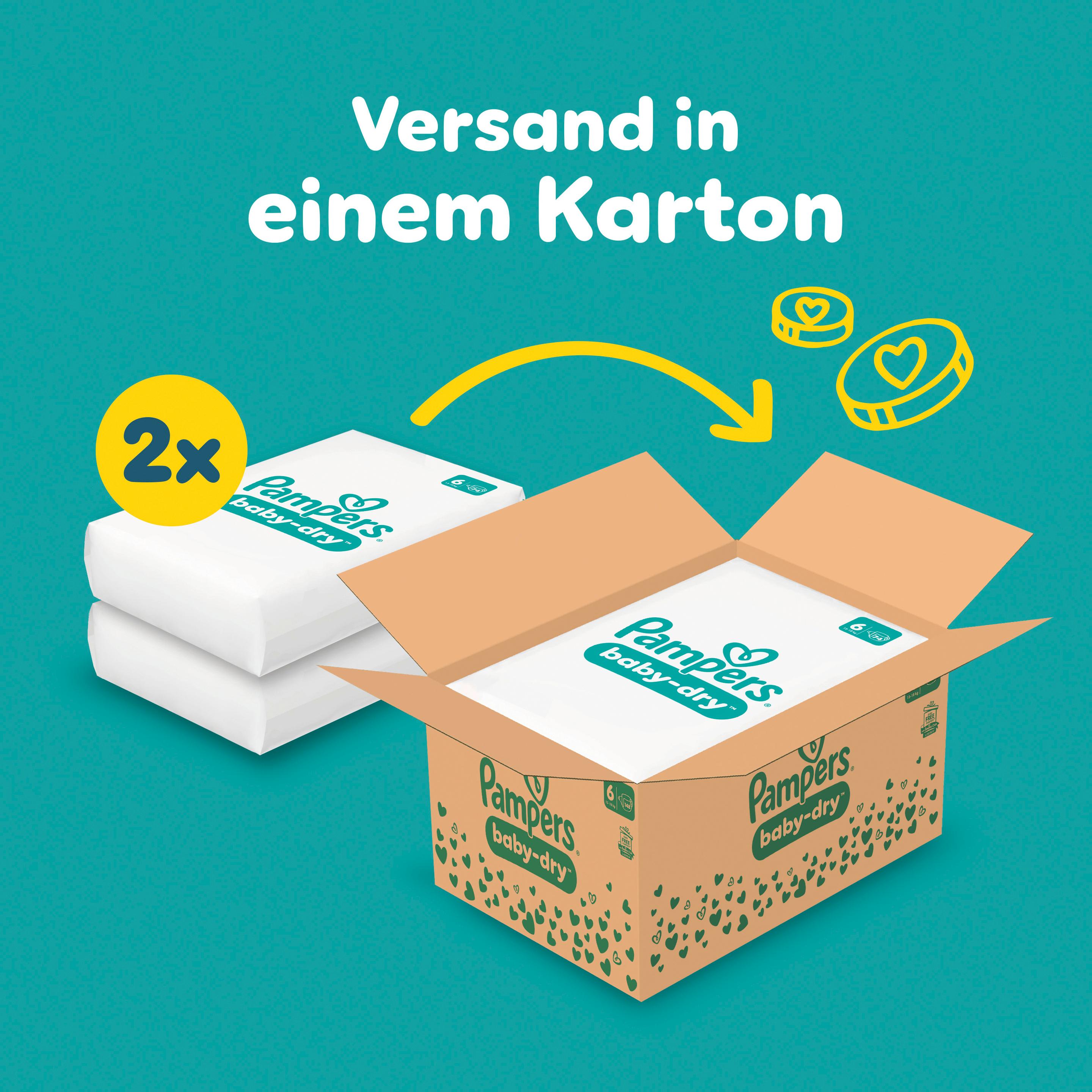 Produktbild Pampers Baby Dry Gr. 6 13-18kg Monatsbox 24 von 25